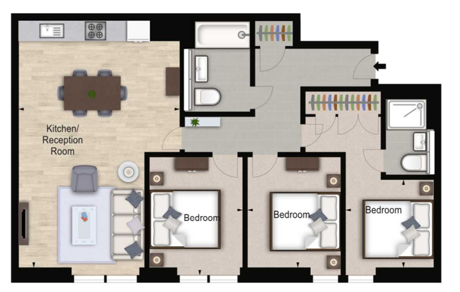 Merchant Square, London floorplan