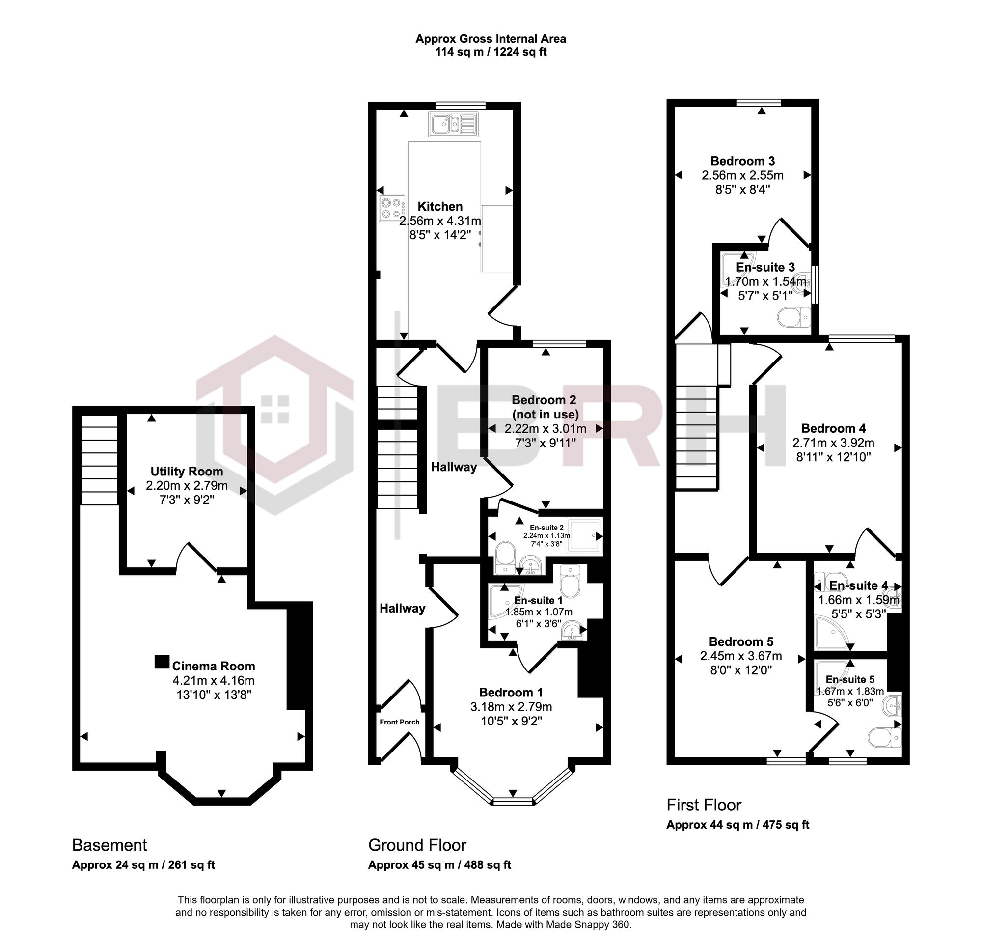 86 Earlesmere Avenue, Doncaster floorplan