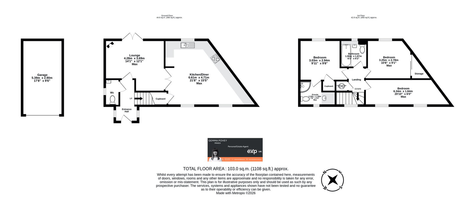 87, Lakeside Way, Ebbw Vale floorplan