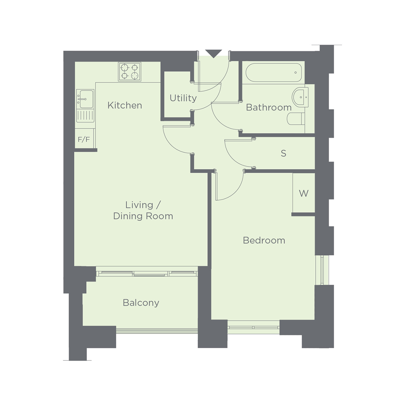 1 Bedrooms Flat for sale in Rookery Way, Hendon NW9