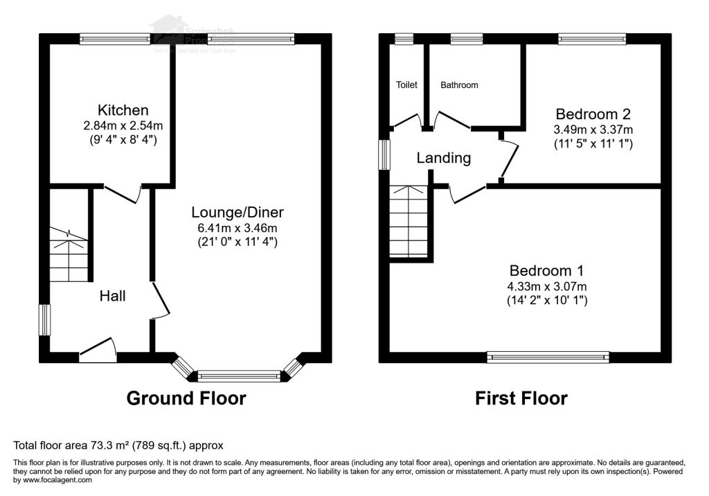 351, King Henry's Drive, Croydon floorplan