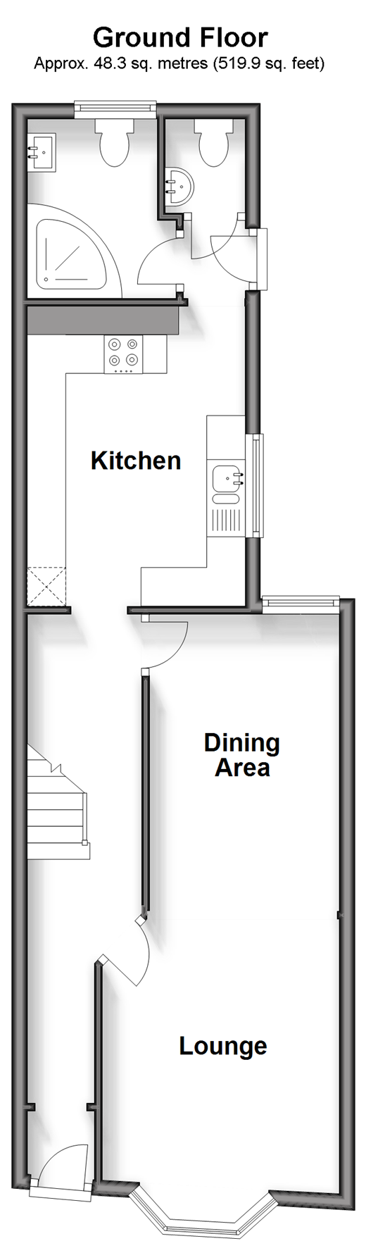 Powerscourt Road, North End, Portsmouth, Hampshire PO2, 3 bedroom