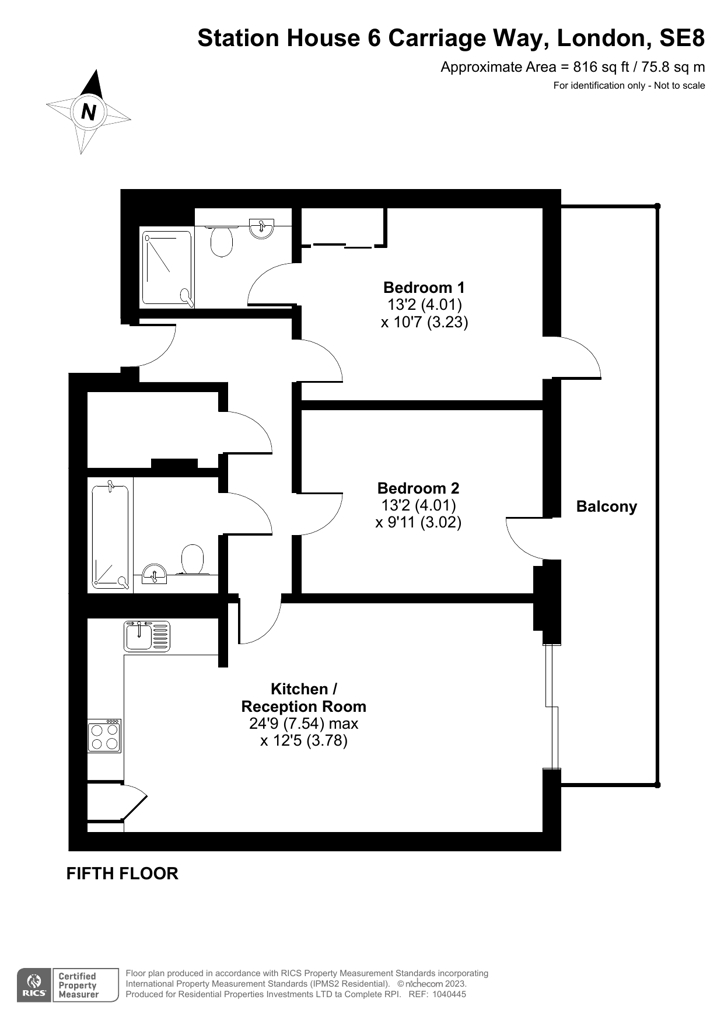 31 Station House, 6, Carriage Way, London floorplan