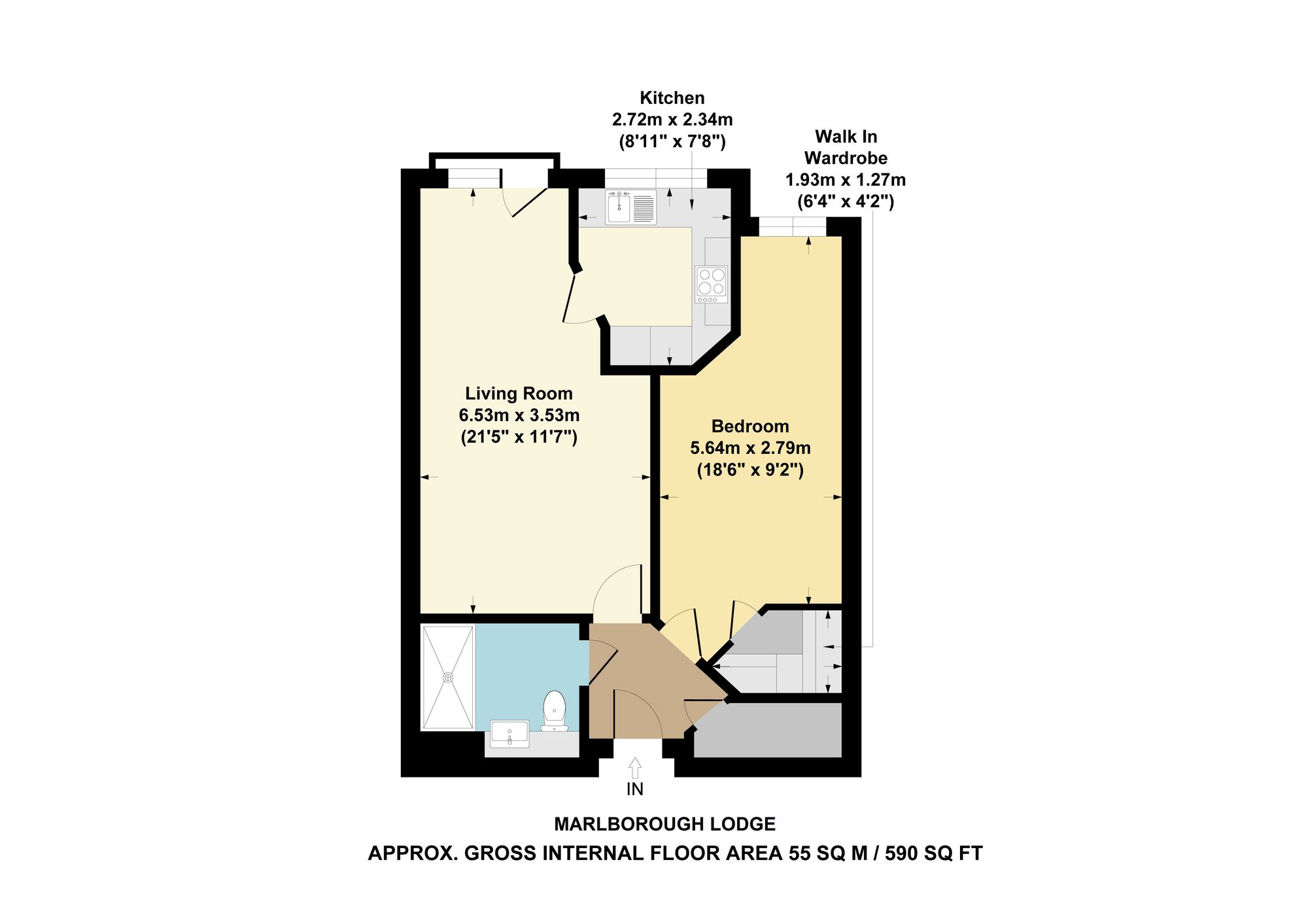 12 Marlborough Lodge, Kidlington floorplan