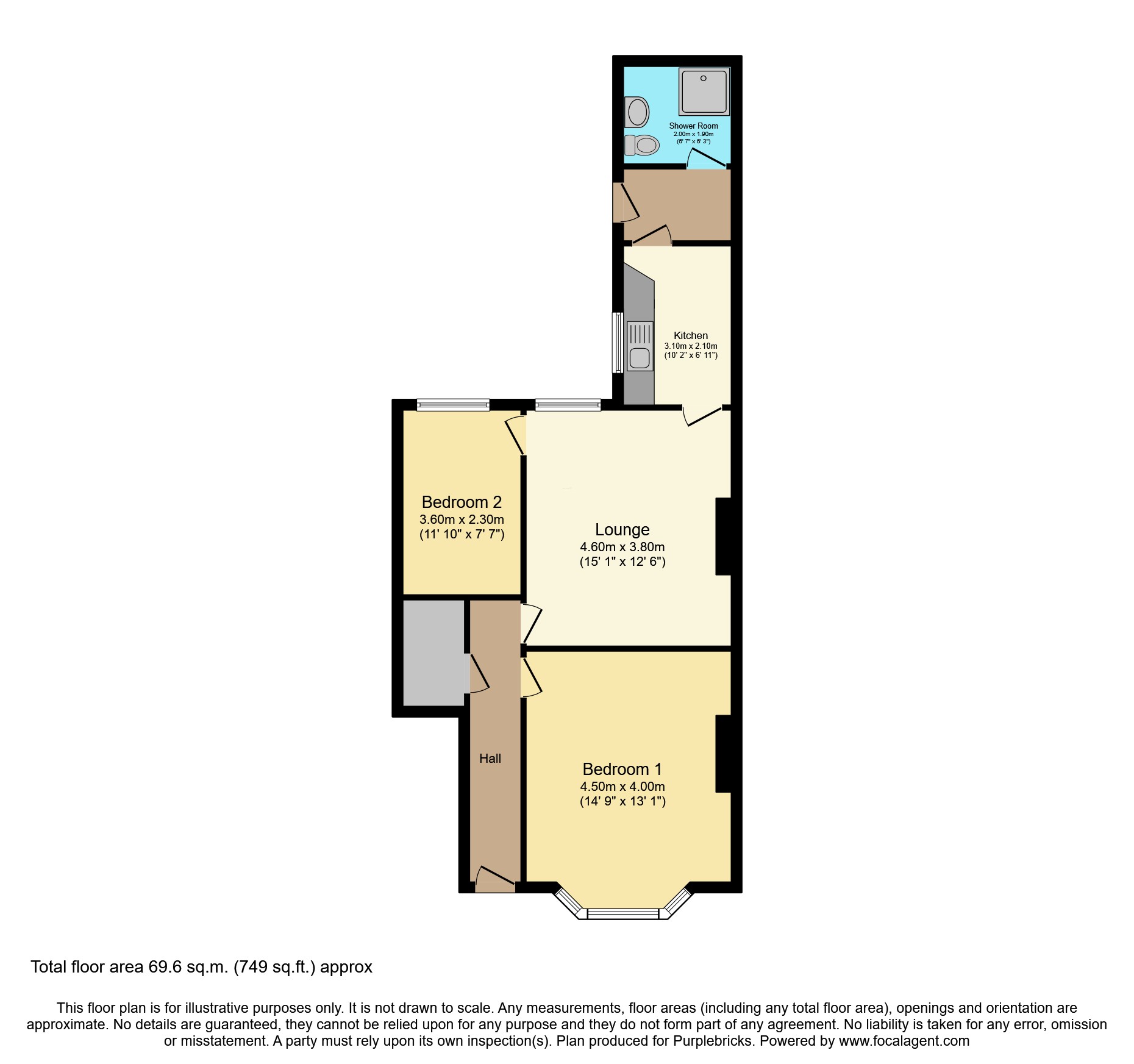 21, Alfred Street, Seaham floorplan