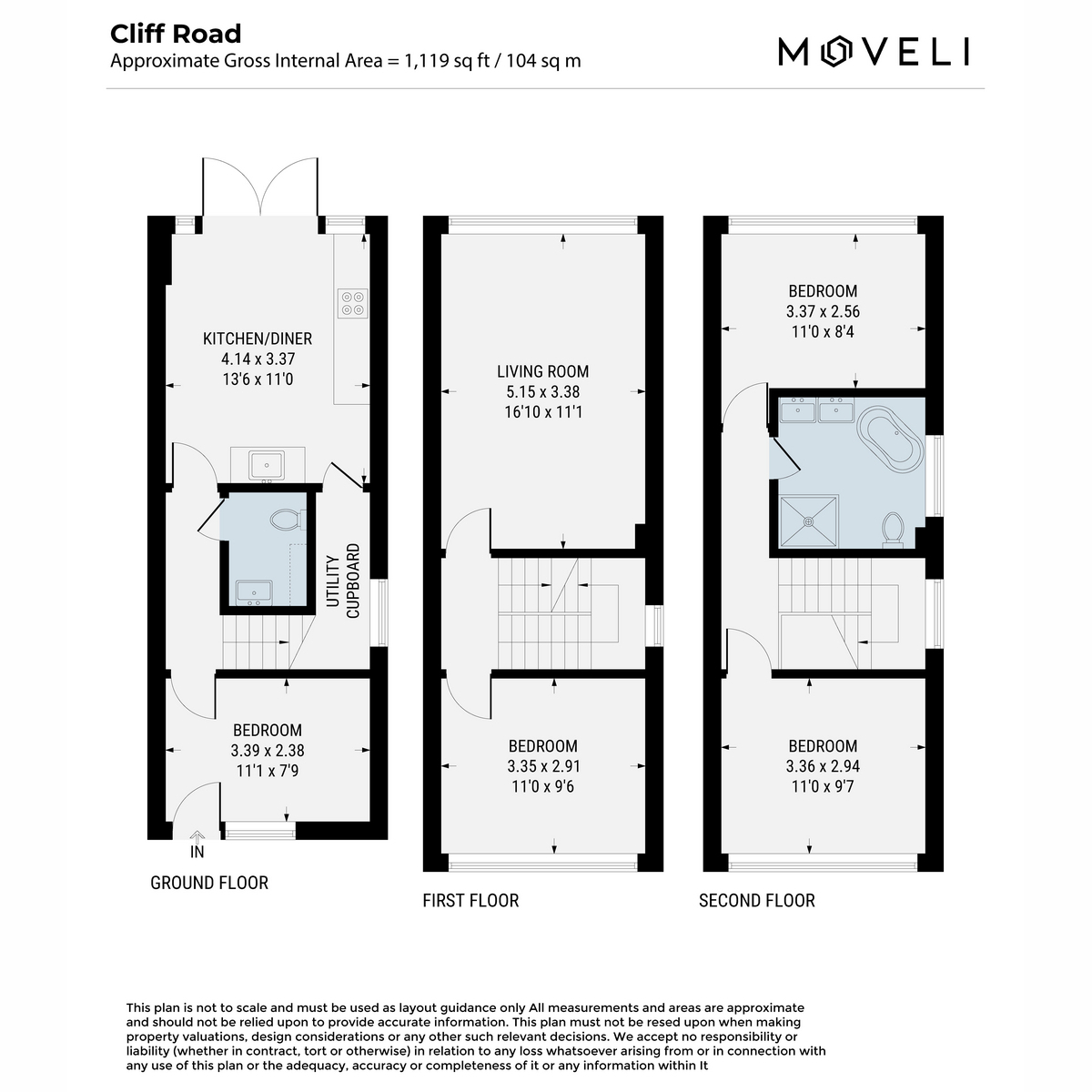 11, Cliff Road, Paignton floorplan