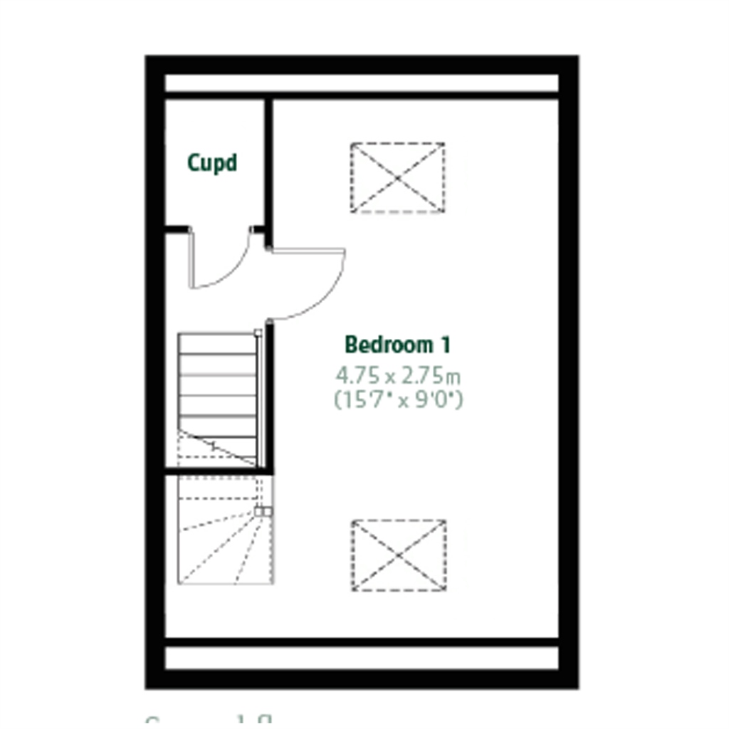"The Moseley" at Norwich Common, Wymondham NR18, 3 bedroom end terrace