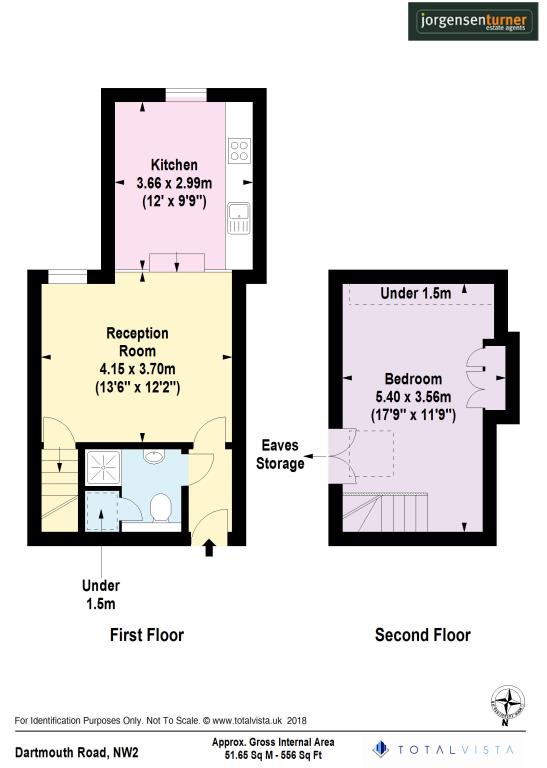 1 Bedrooms Flat to rent in Dartmouth Road, Brondesbury Park NW6