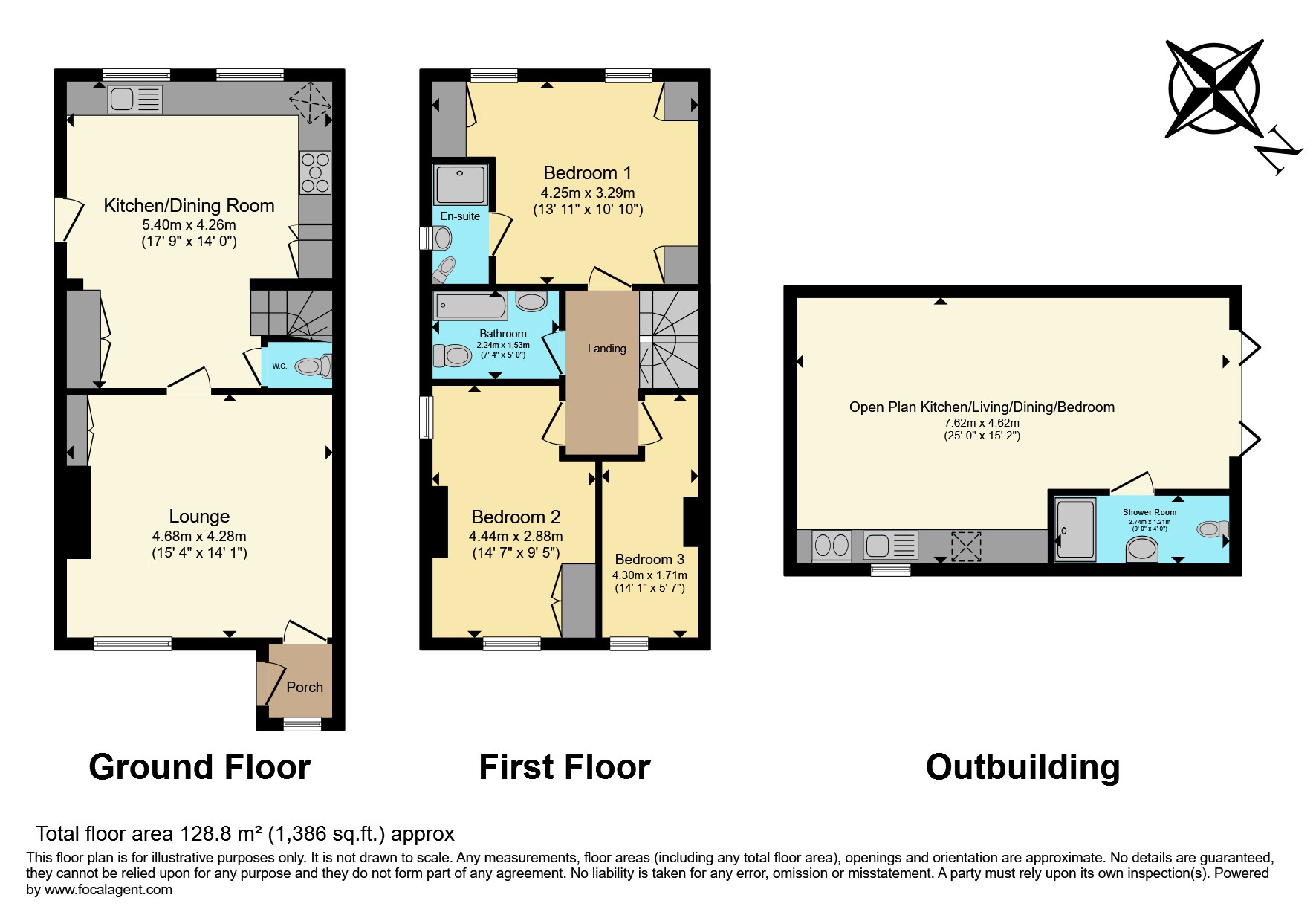 4 The Cottage, Thistleton Road, Preston floorplan
