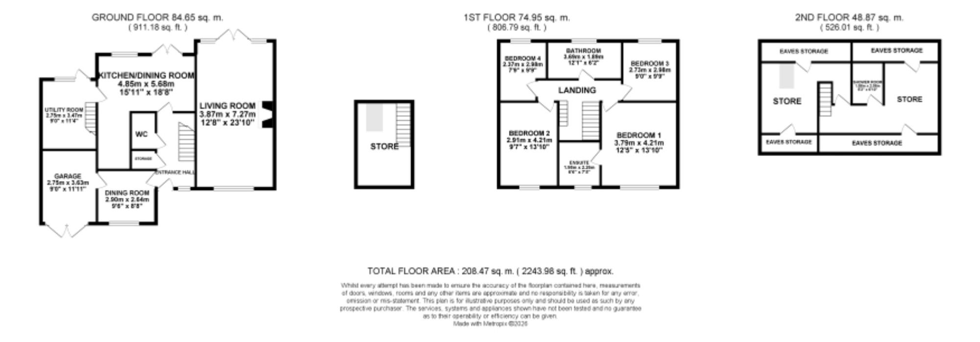 Mordanny, Stafford floorplan