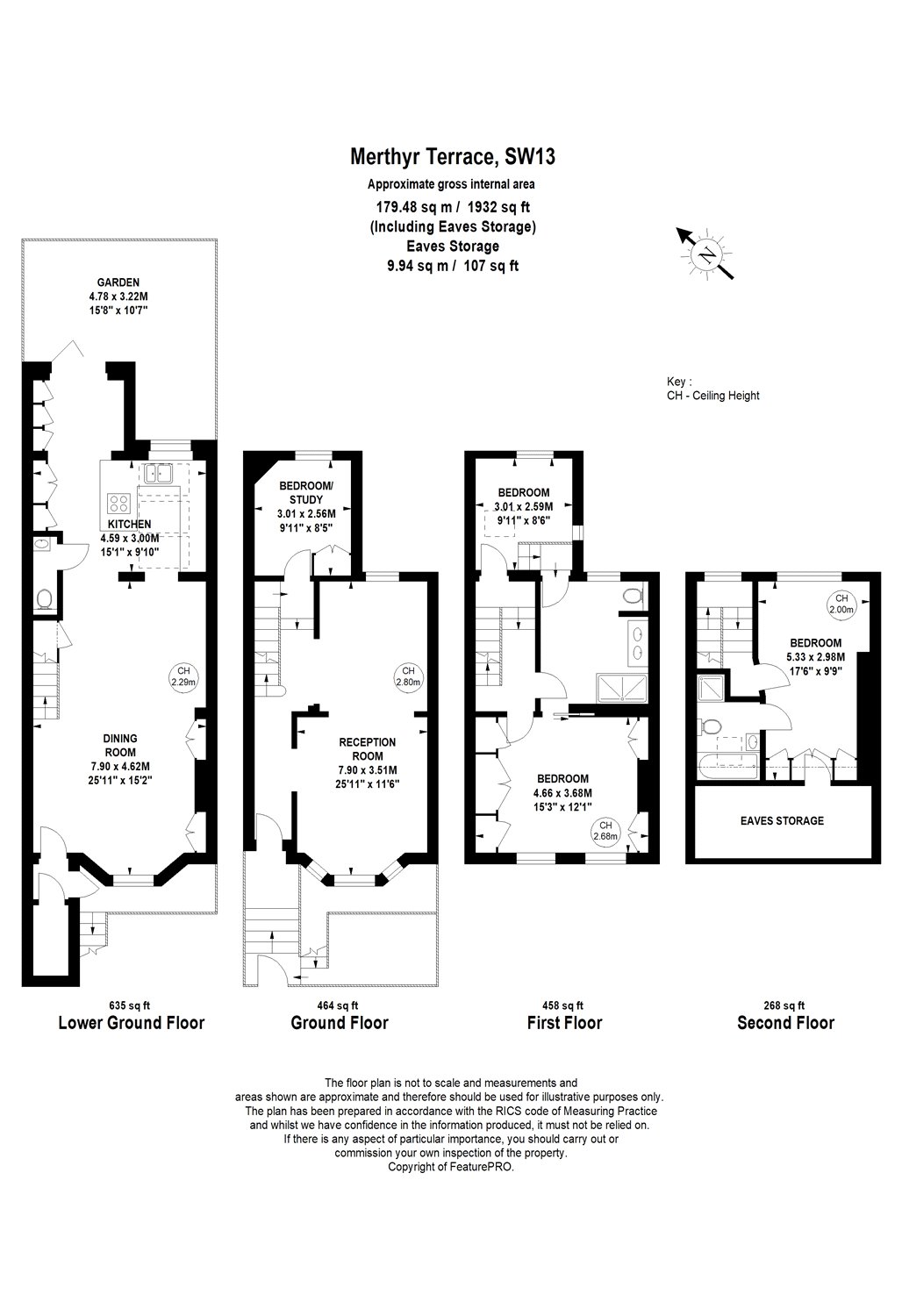 4 Bedrooms Terraced house for sale in Merthyr Terrace, Barnes, London SW13