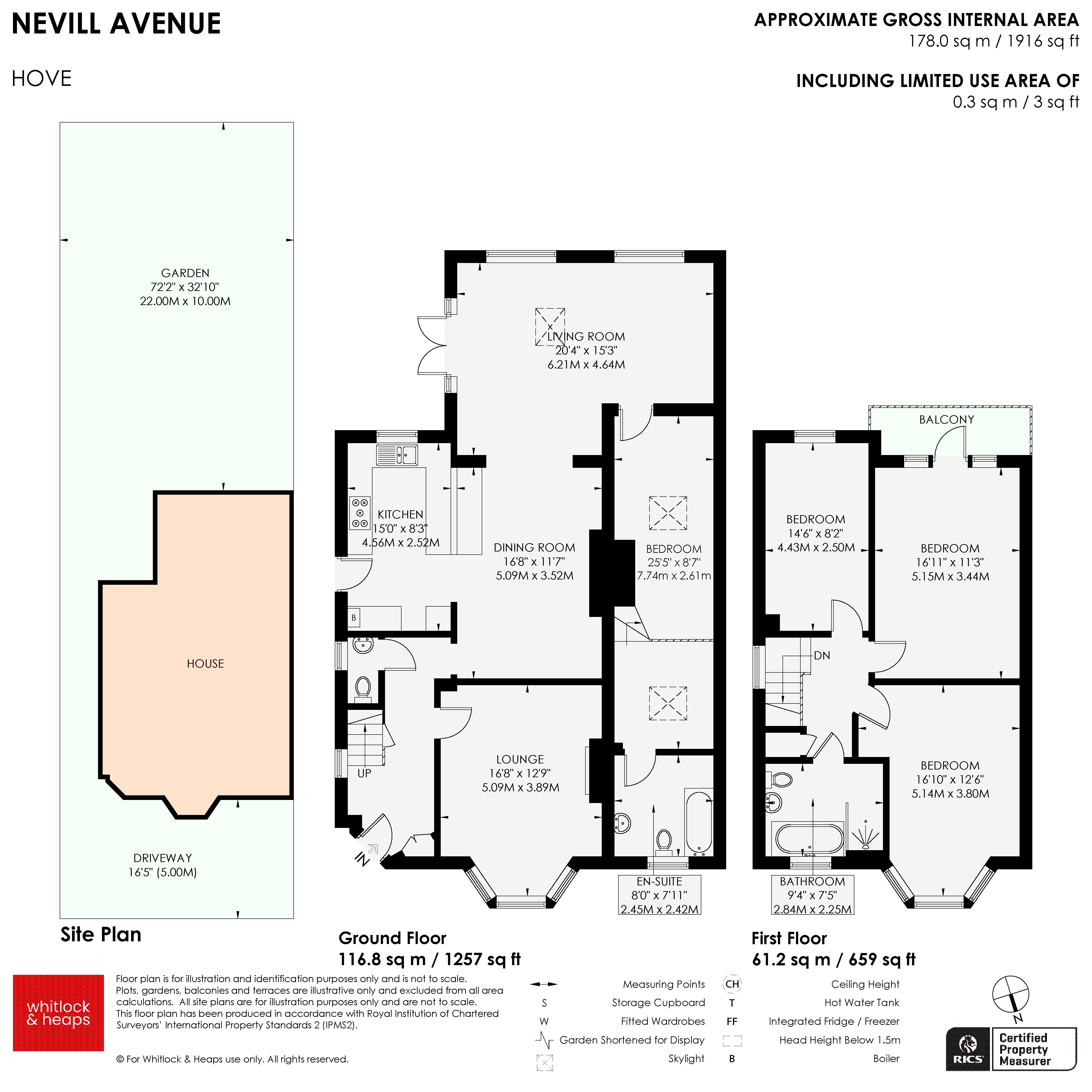 154, Nevill Avenue, Hove floorplan