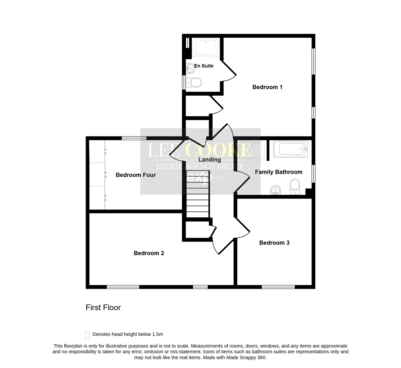 1 Wallflower Path, Stafford floorplan