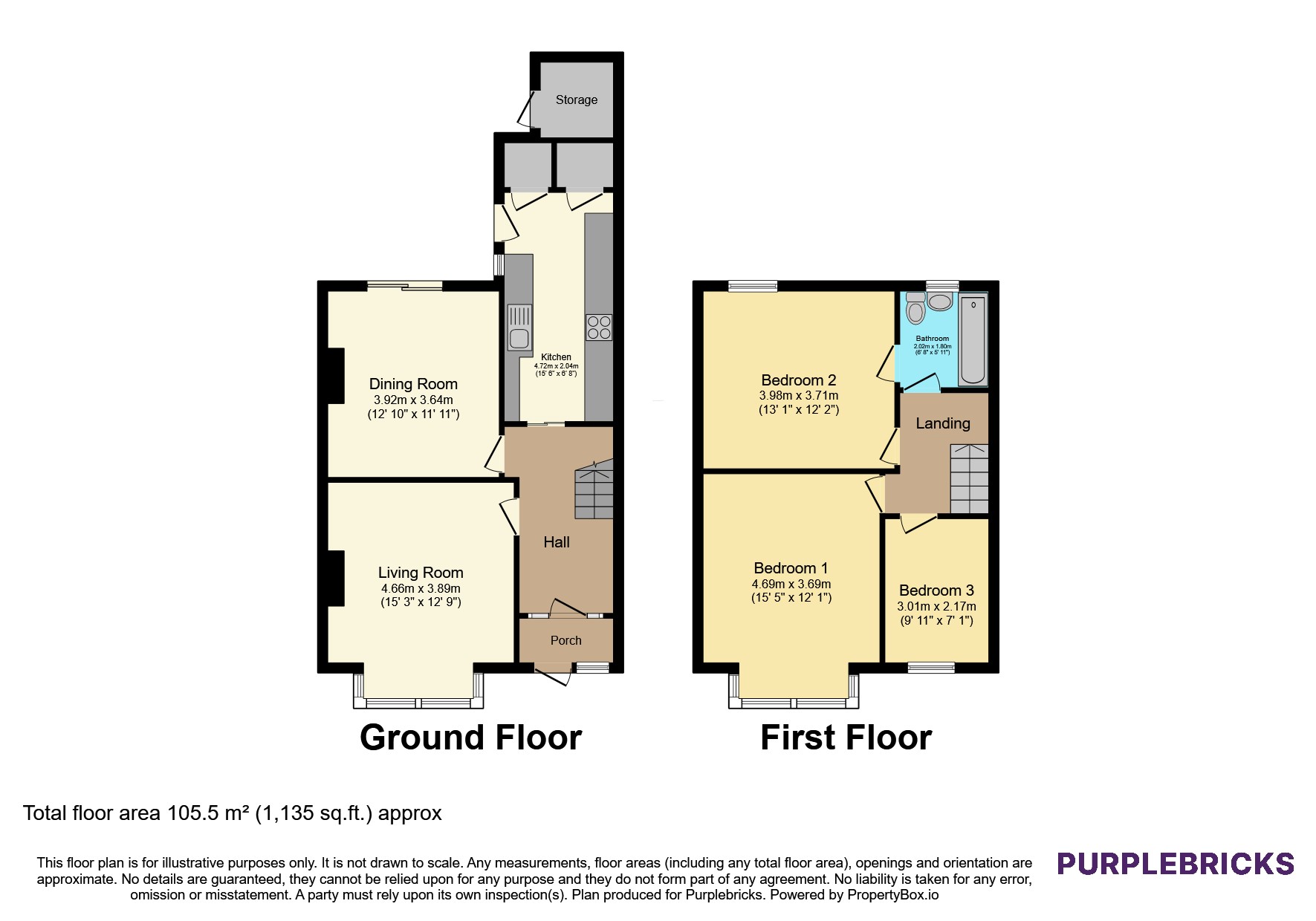 Muller Road., Bristol floorplan