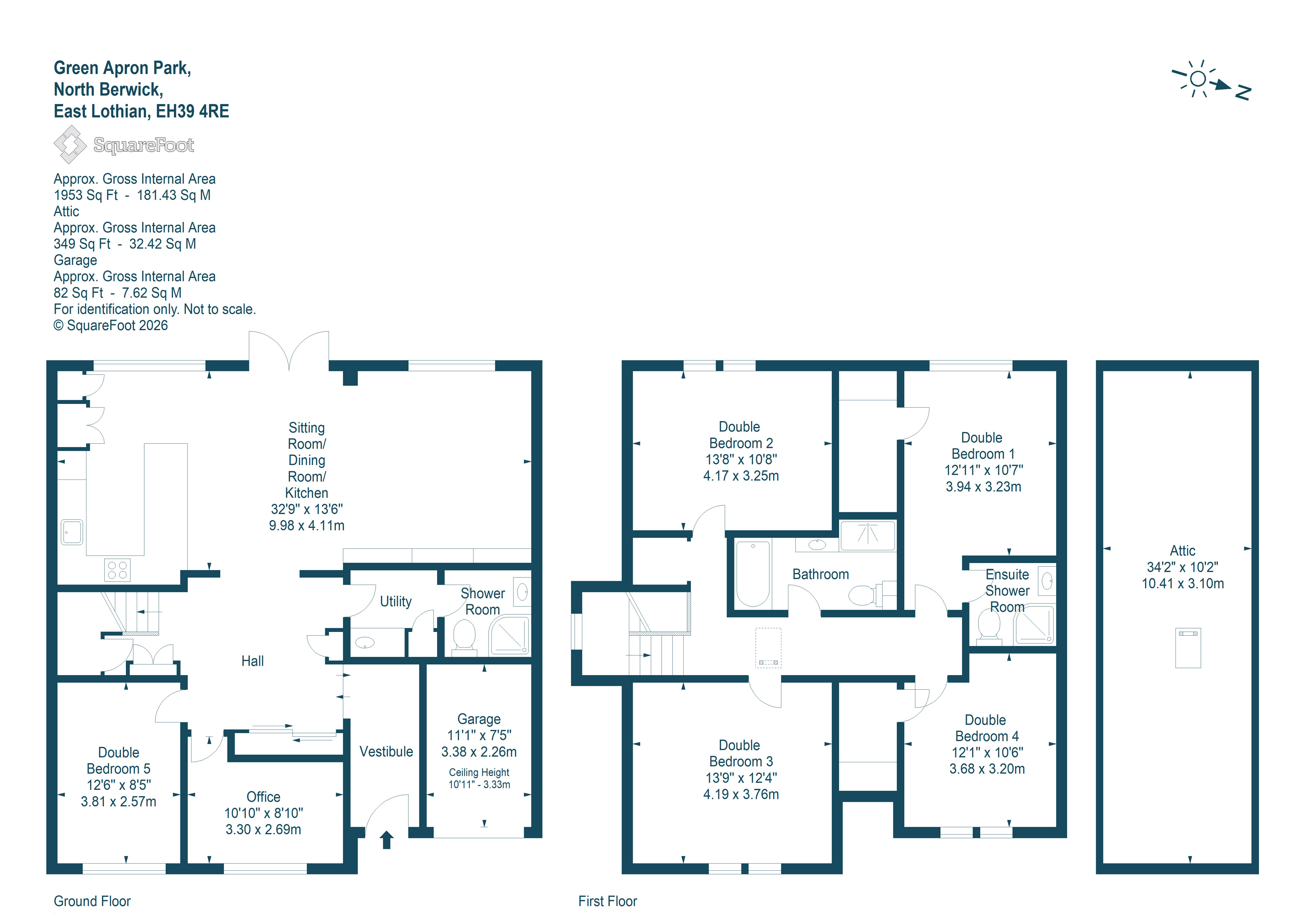 20, Green Apron Park, North Berwick floorplan