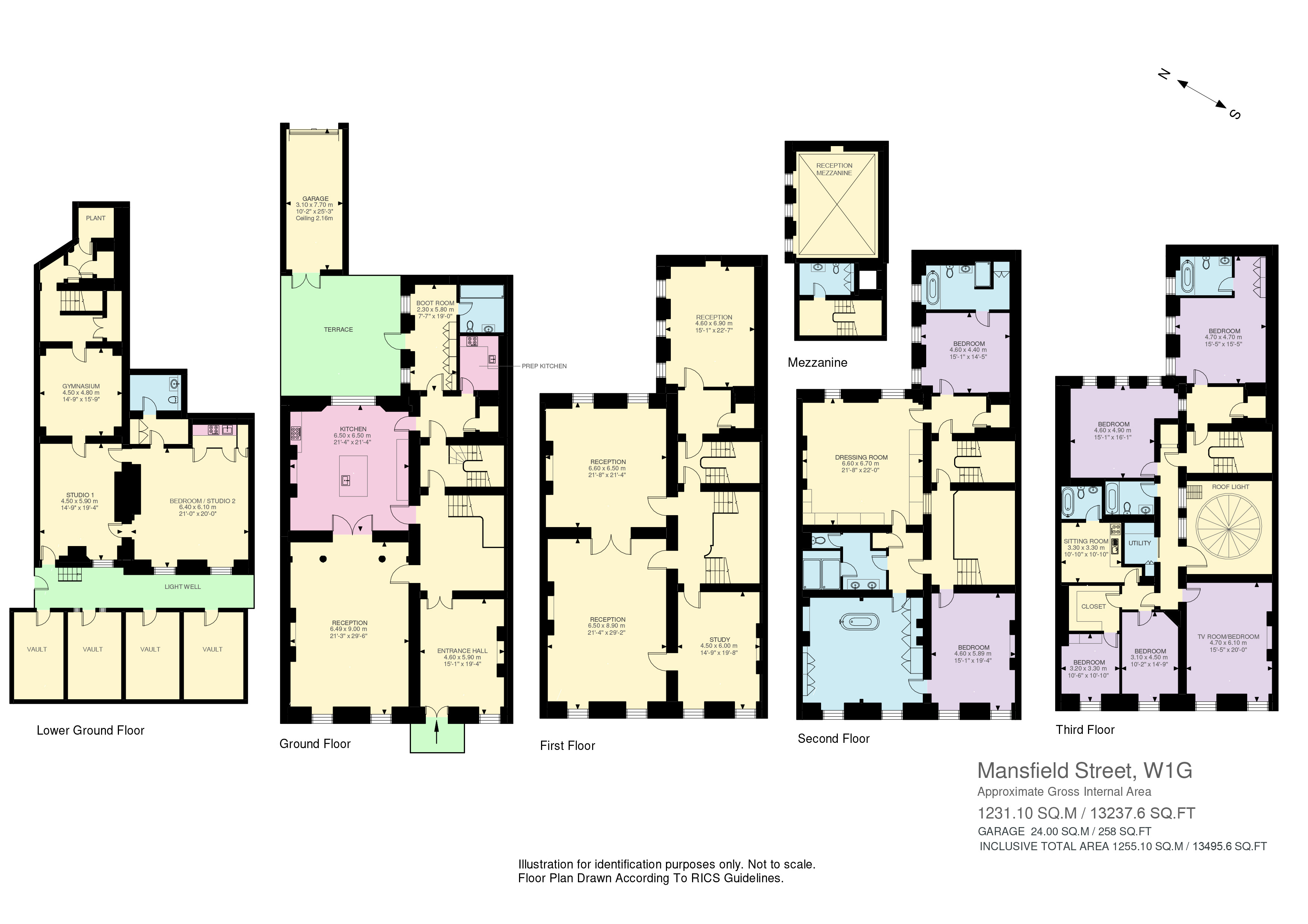 18, Mansfield Street, London floorplan