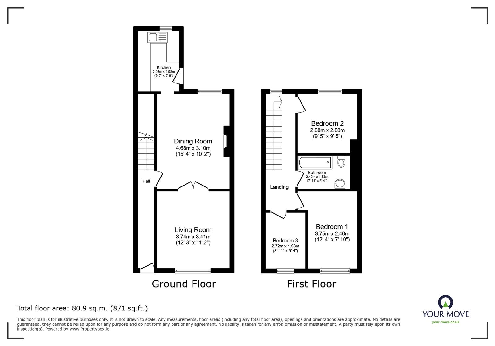 Ripponden Road, Greater Manchester floorplan