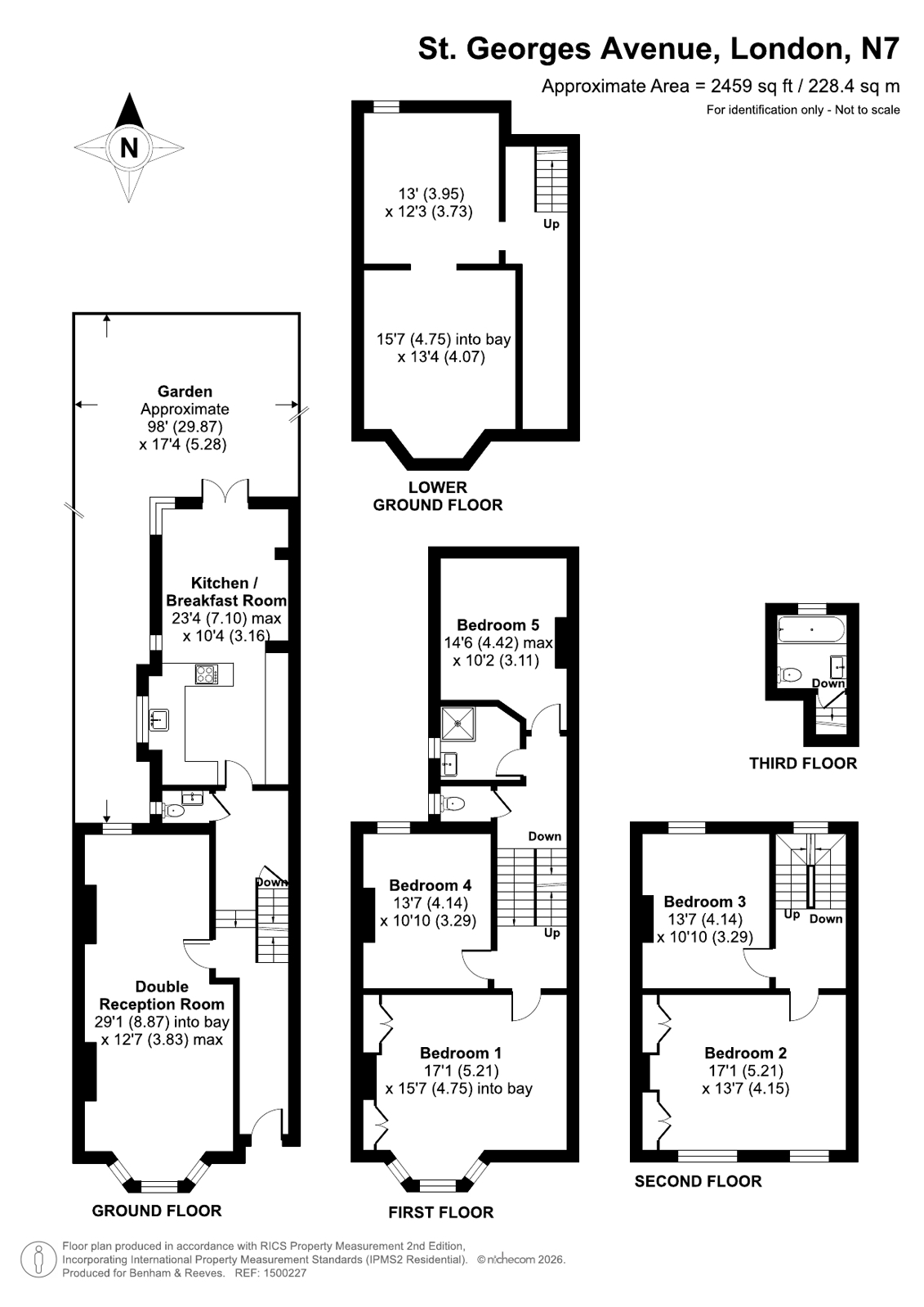 18, St. Georges Avenue, Tufnell Park floorplan
