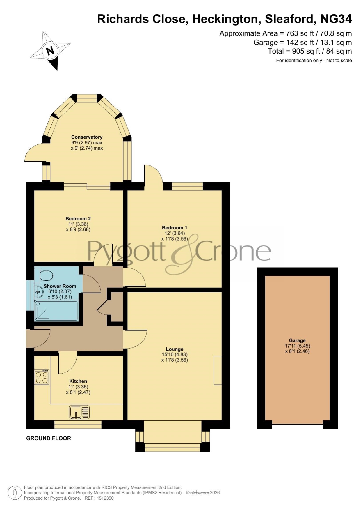2, Richards Close, Sleaford floorplan
