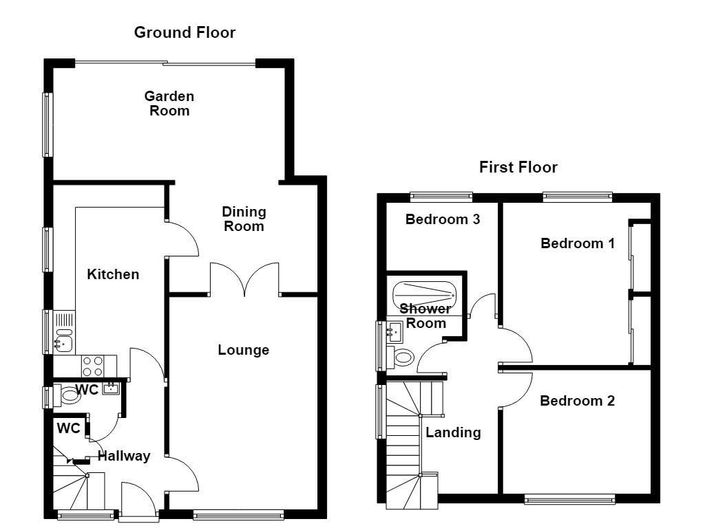 36, Buttermere Road, Burnley floorplan