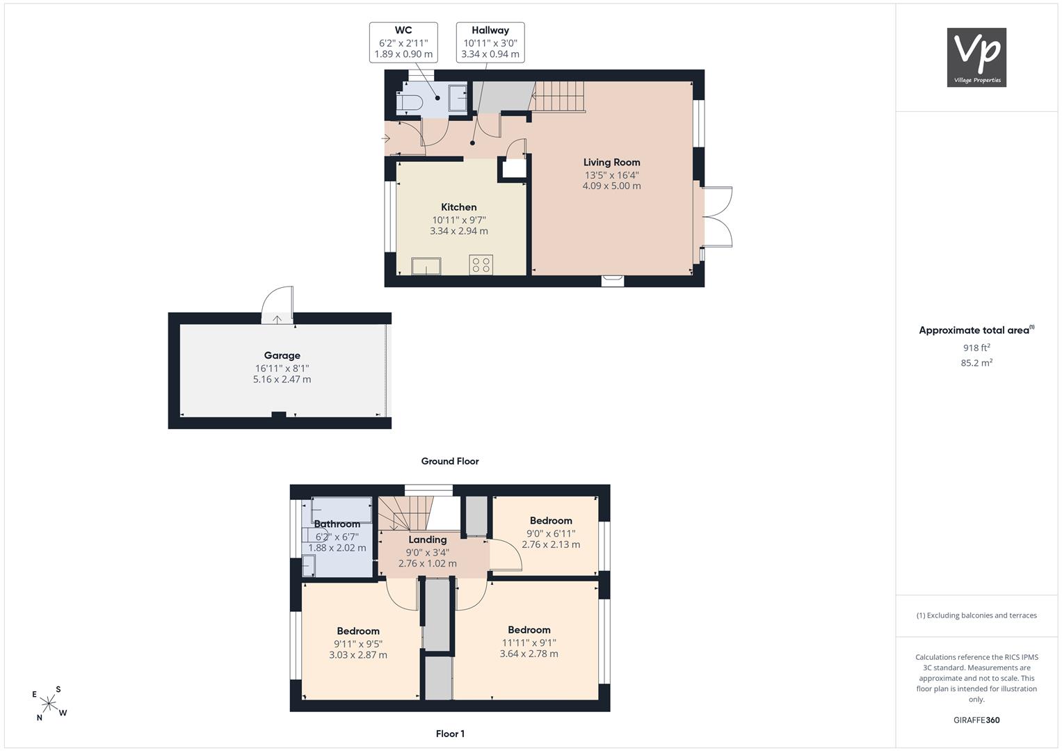 45, Yew Tree Rise, Reading floorplan
