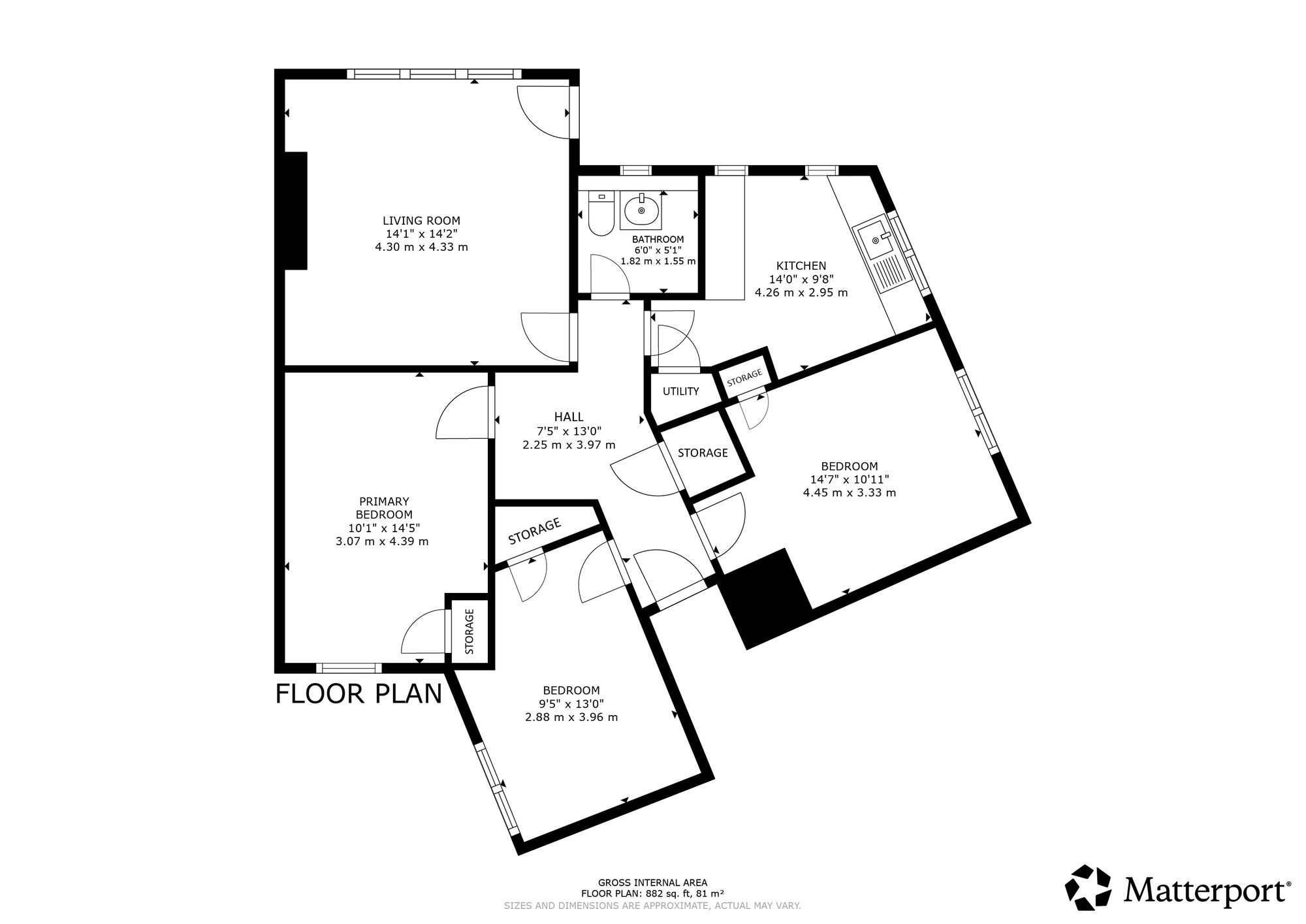 4 Brockburn Terrace, Glasgow floorplan