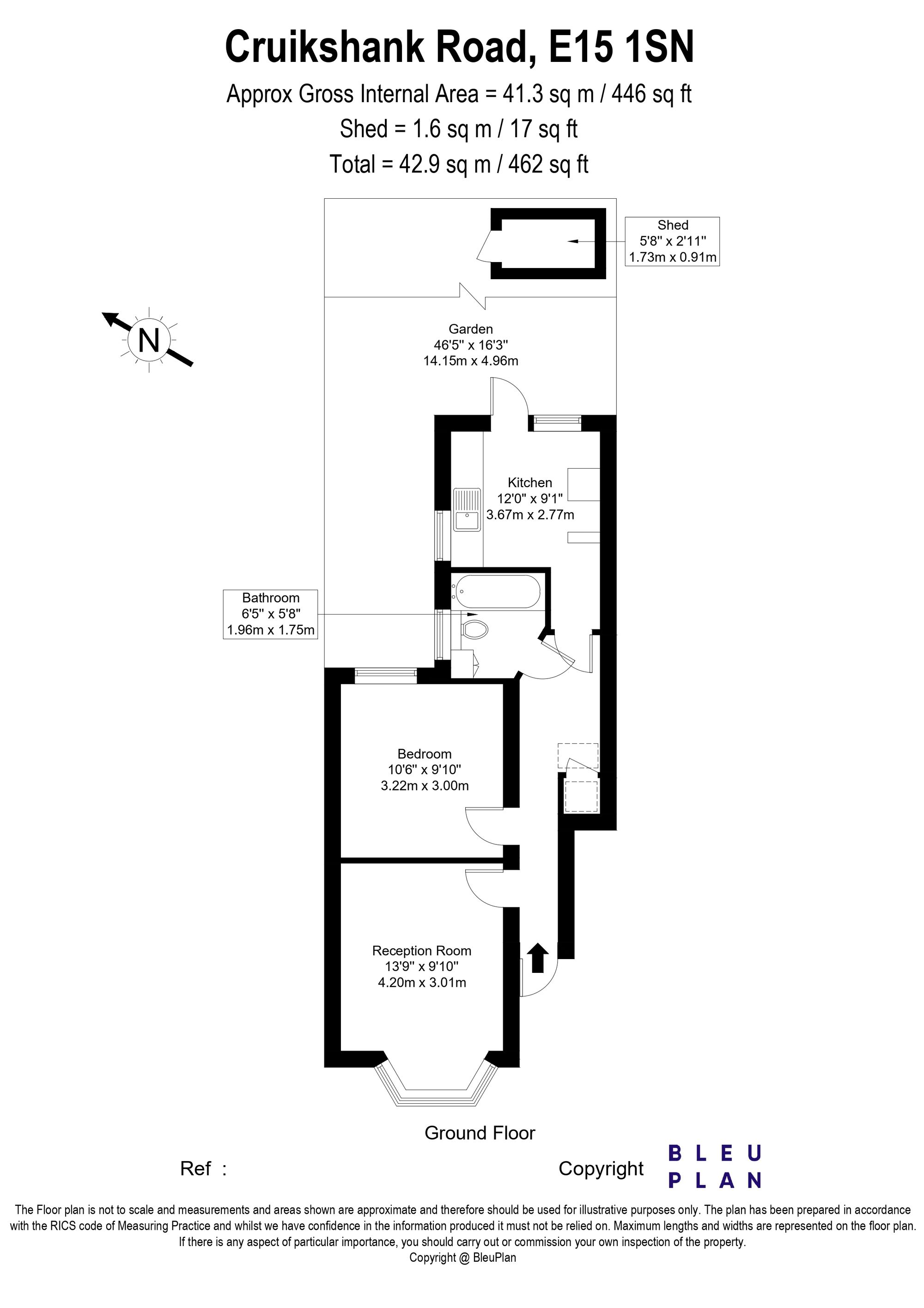 28a Cruikshank Road, London floorplan