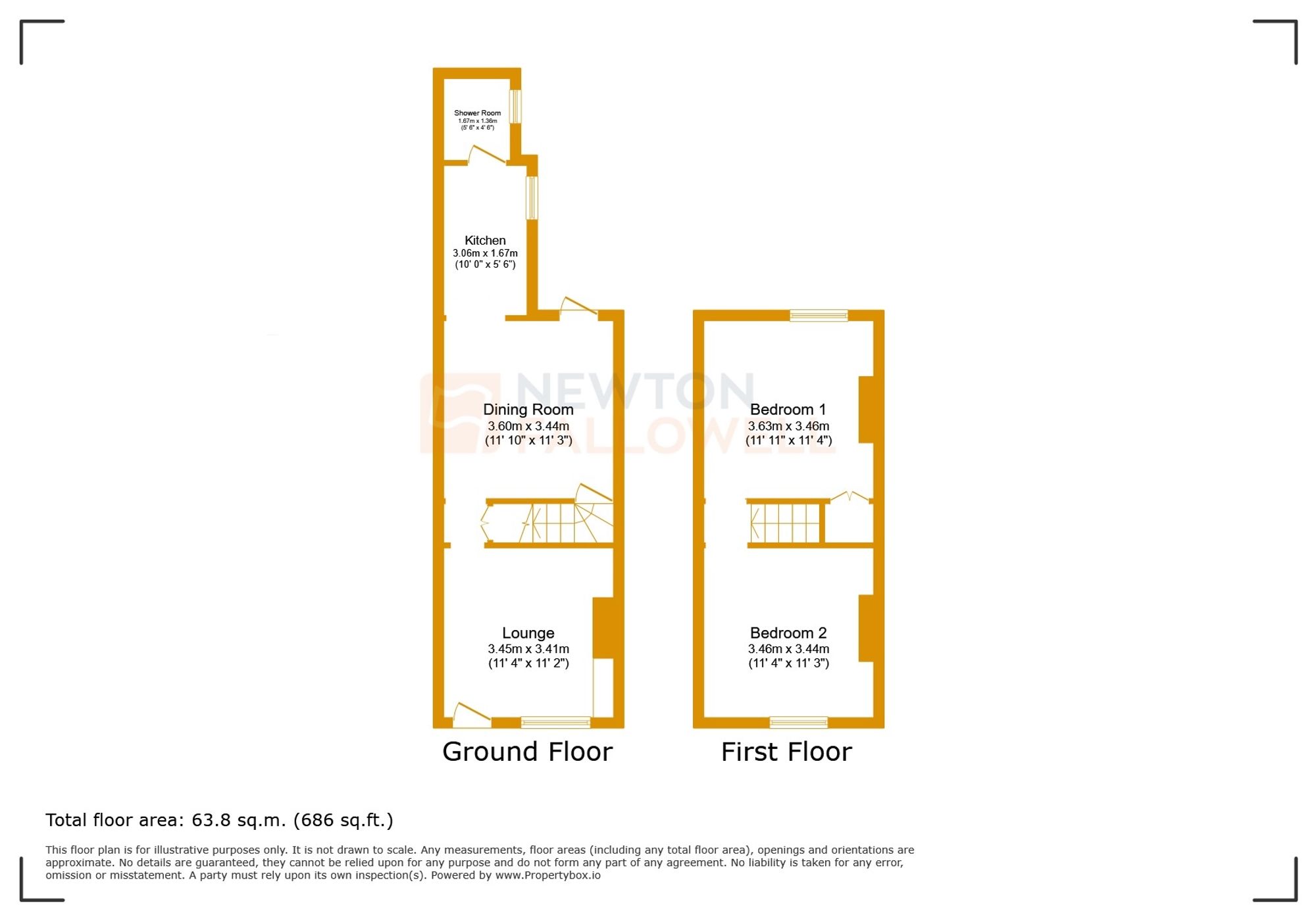 10 Clifford Street, Leicester floorplan