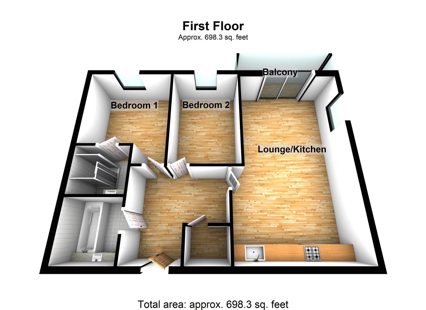 2 Bedrooms Flat to rent in Evergreen Drive, West Drayton UB7