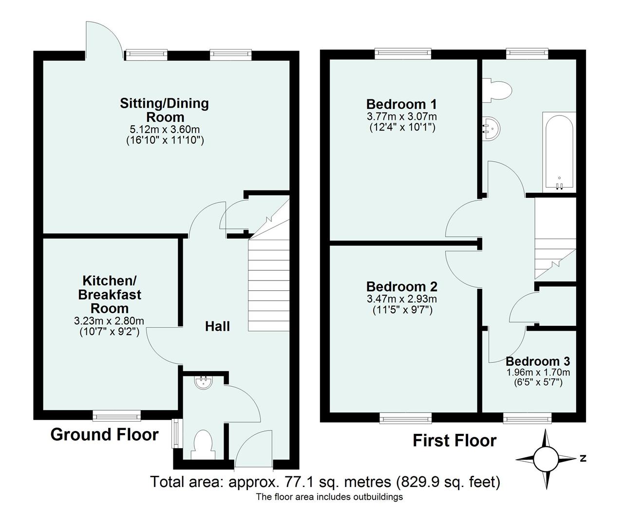 64, Bampton Street, Devon floorplan