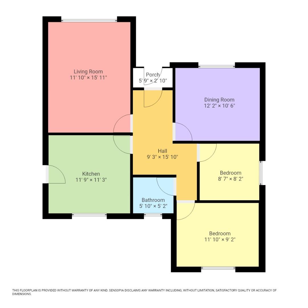 48, Red Roofs Close, Bridgend floorplan