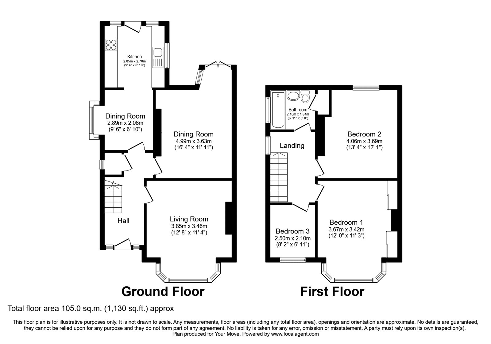 57, Armthorpe Road, South Yorkshire floorplan