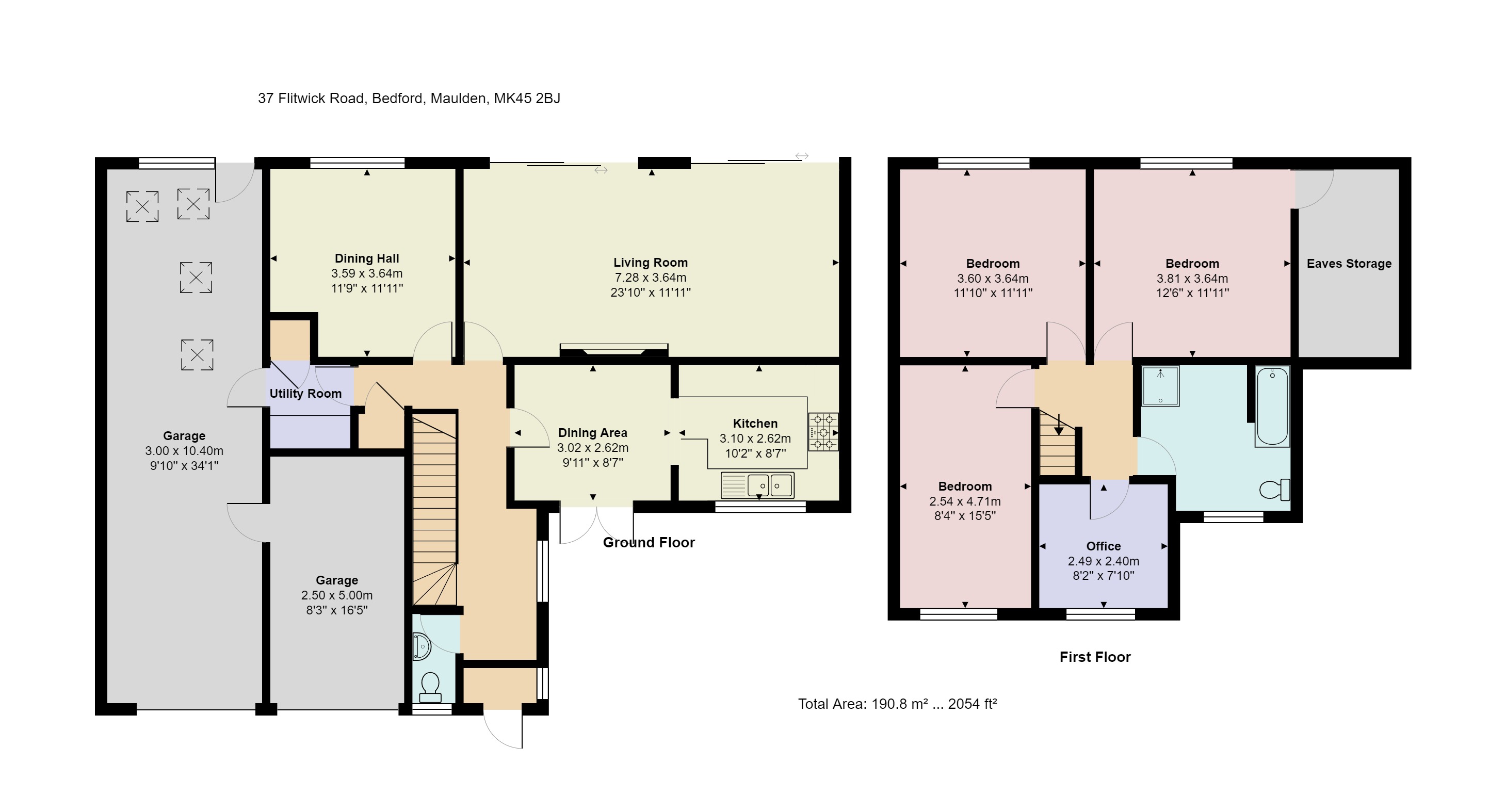 Flitwick Road, Maulden, Bedford, Bedfordshire MK45, 4 bedroom detached