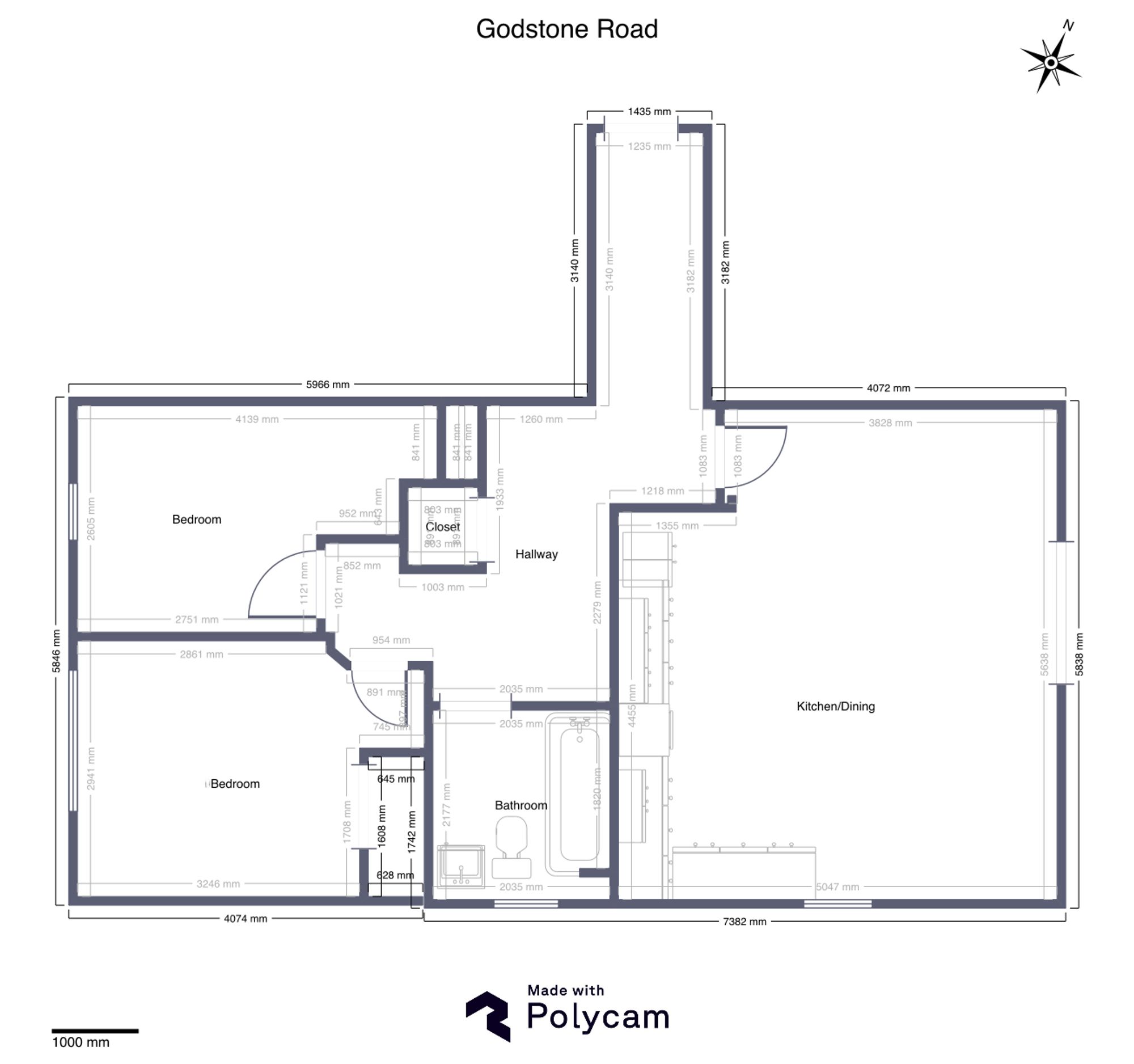Flat 9, Vorberry Place, Whyteleafe floorplan