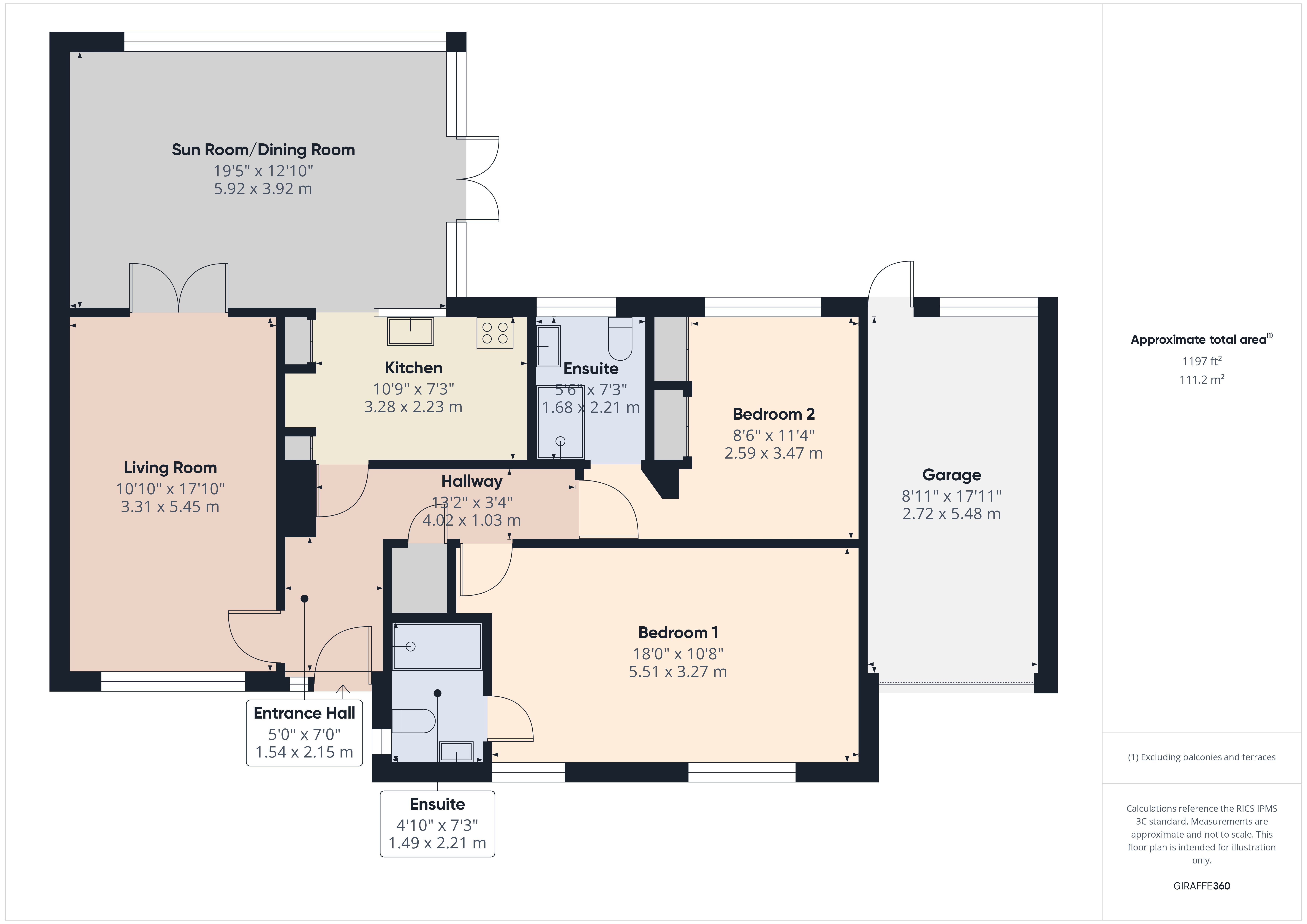 16, Redwood Grove, Cornwall floorplan