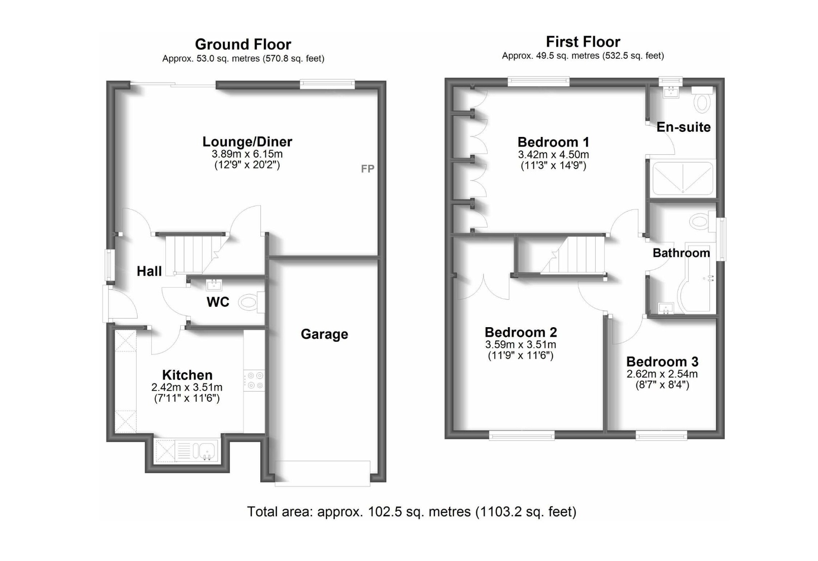 29, Spooner Drive, Sheffield floorplan