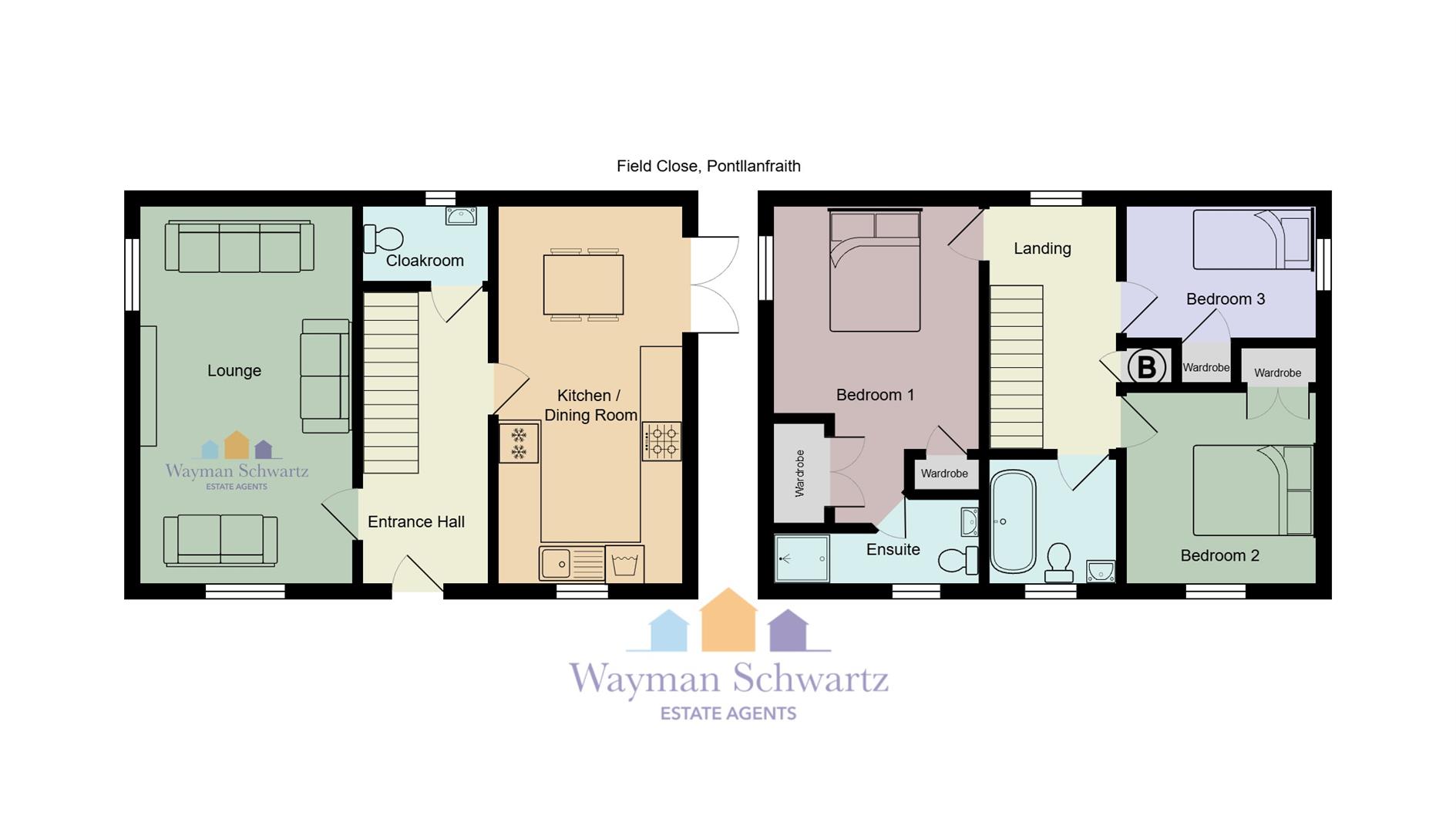 7, Field Close, Blackwood floorplan