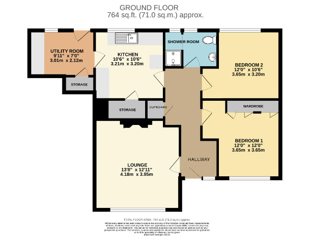 51, Stopples Lane, Hordle floorplan