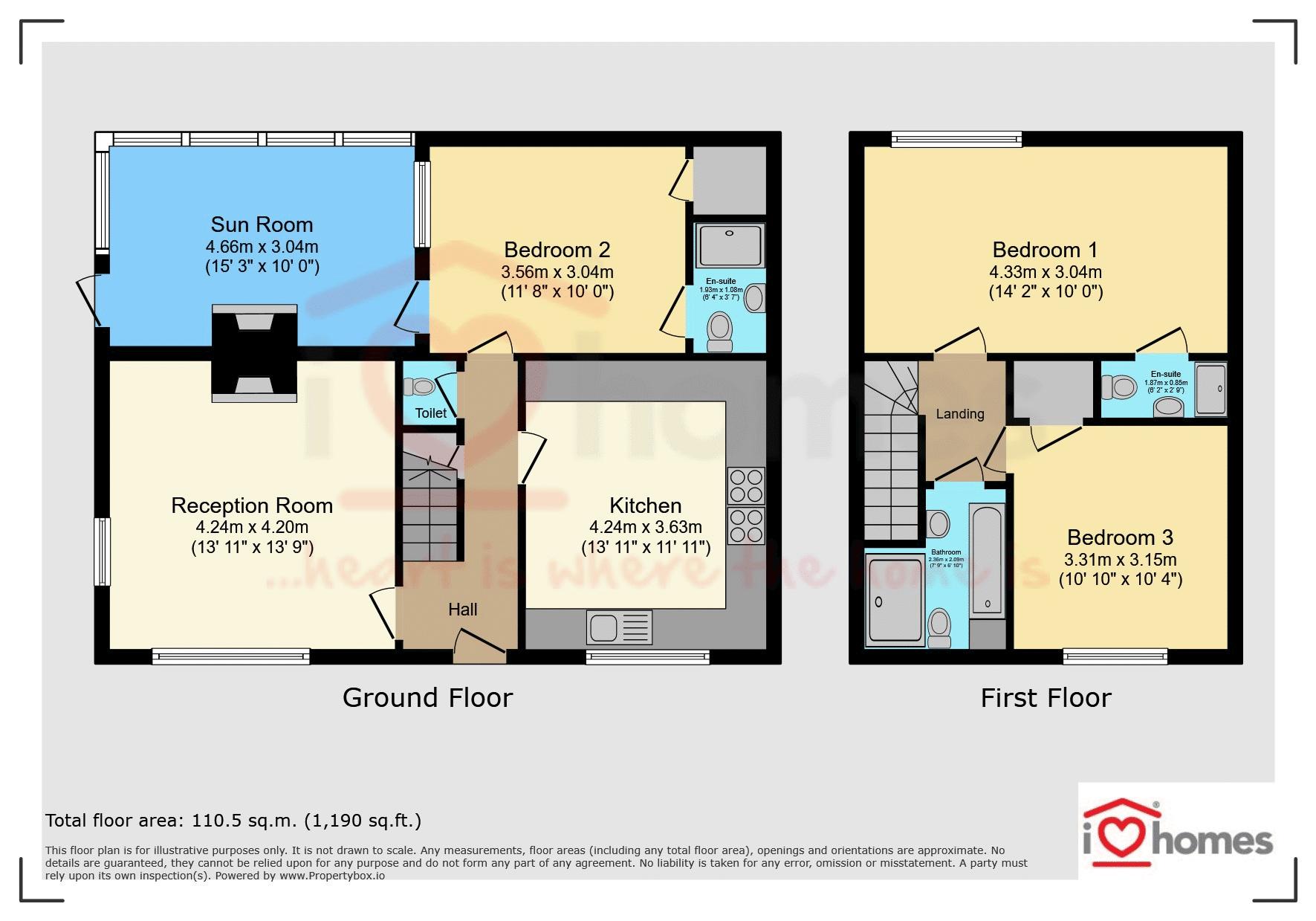 Victoria Mews, Walsall floorplan