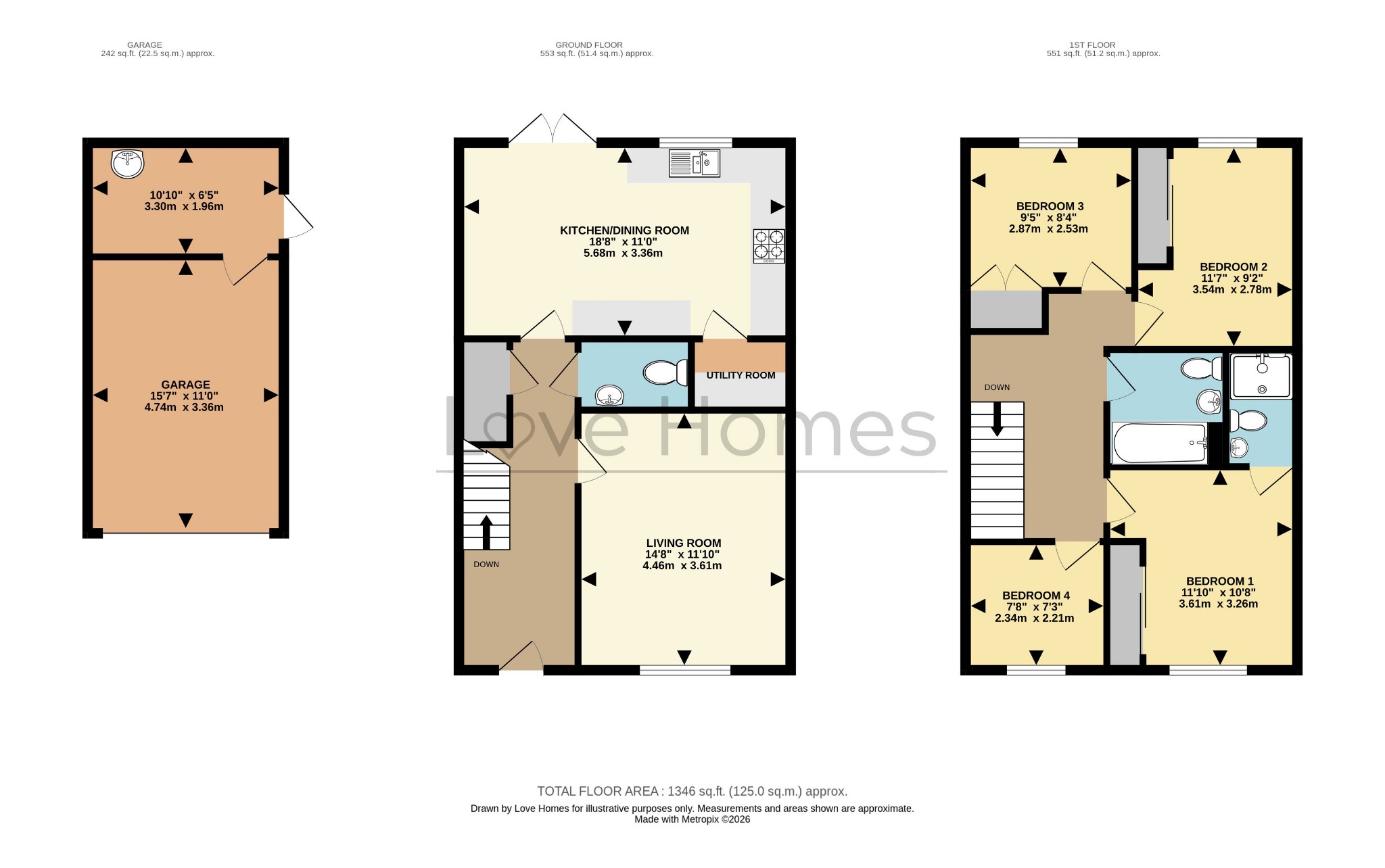Flitwick, Bedfordshire floorplan