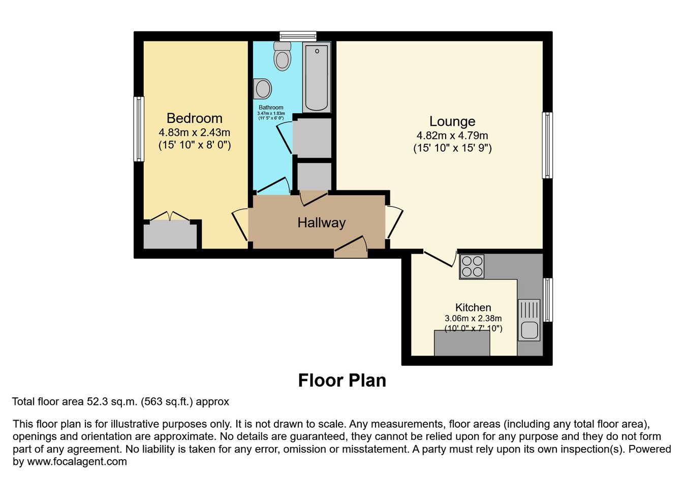 6 Royal Court, Pier Avenue, Whitstable floorplan