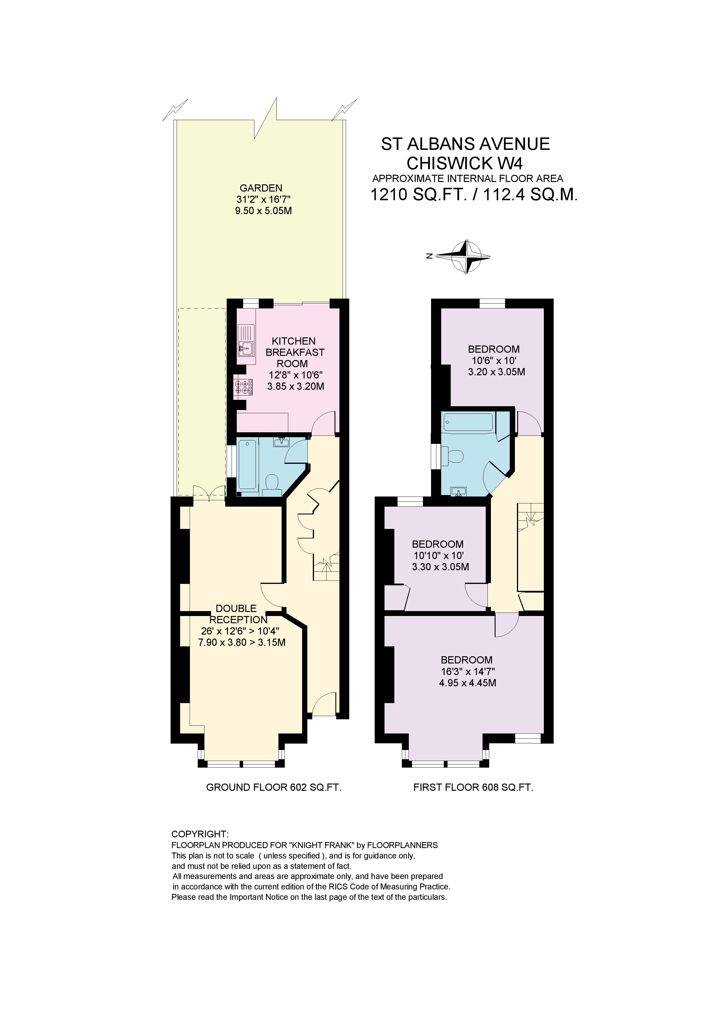 St. Albans Avenue, London W4, 3 bedroom terraced house for sale