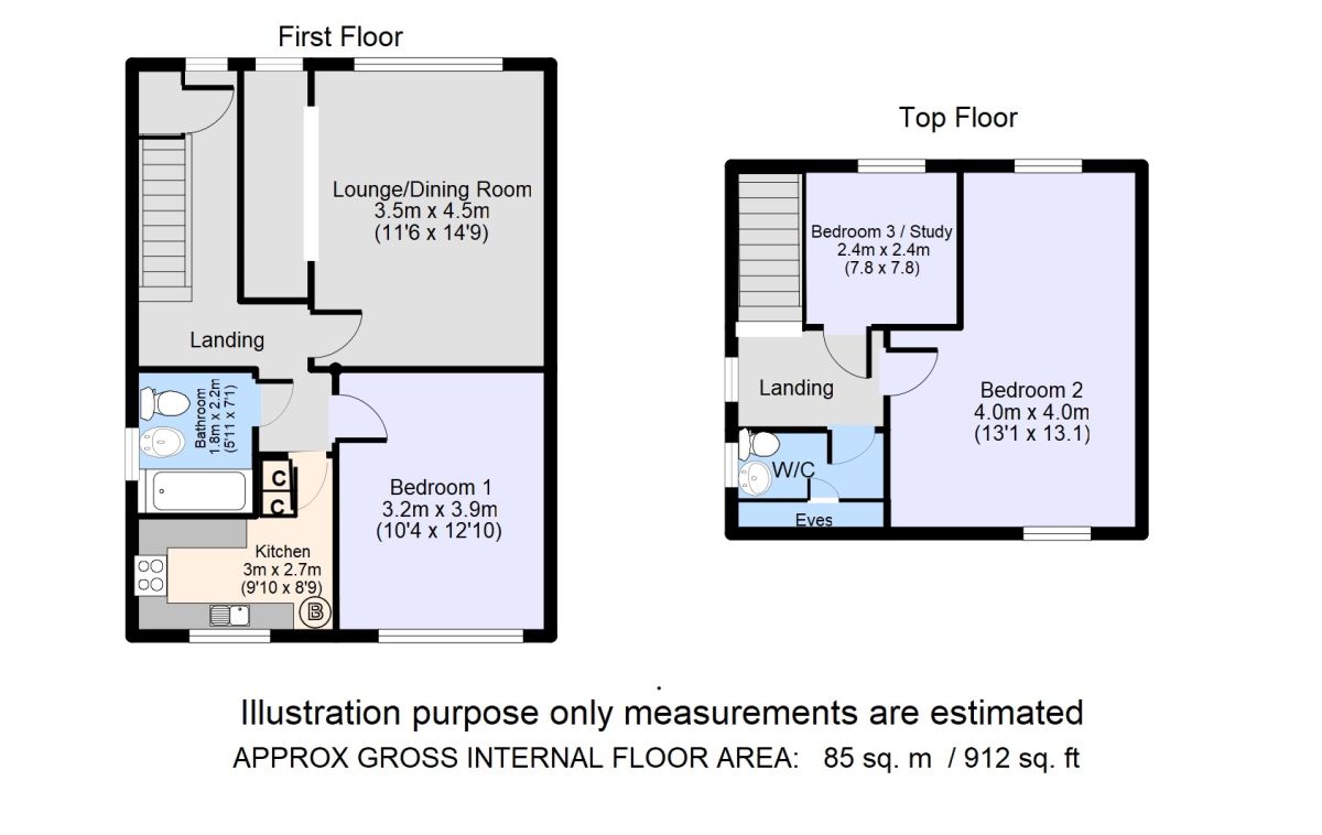 3 Bedrooms Flat for sale in Denton Close, Kenilworth CV8