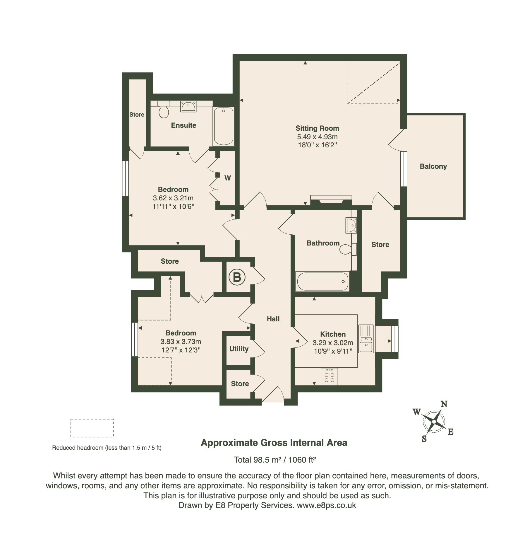 12, Barnard Mews, Oxfordshire floorplan