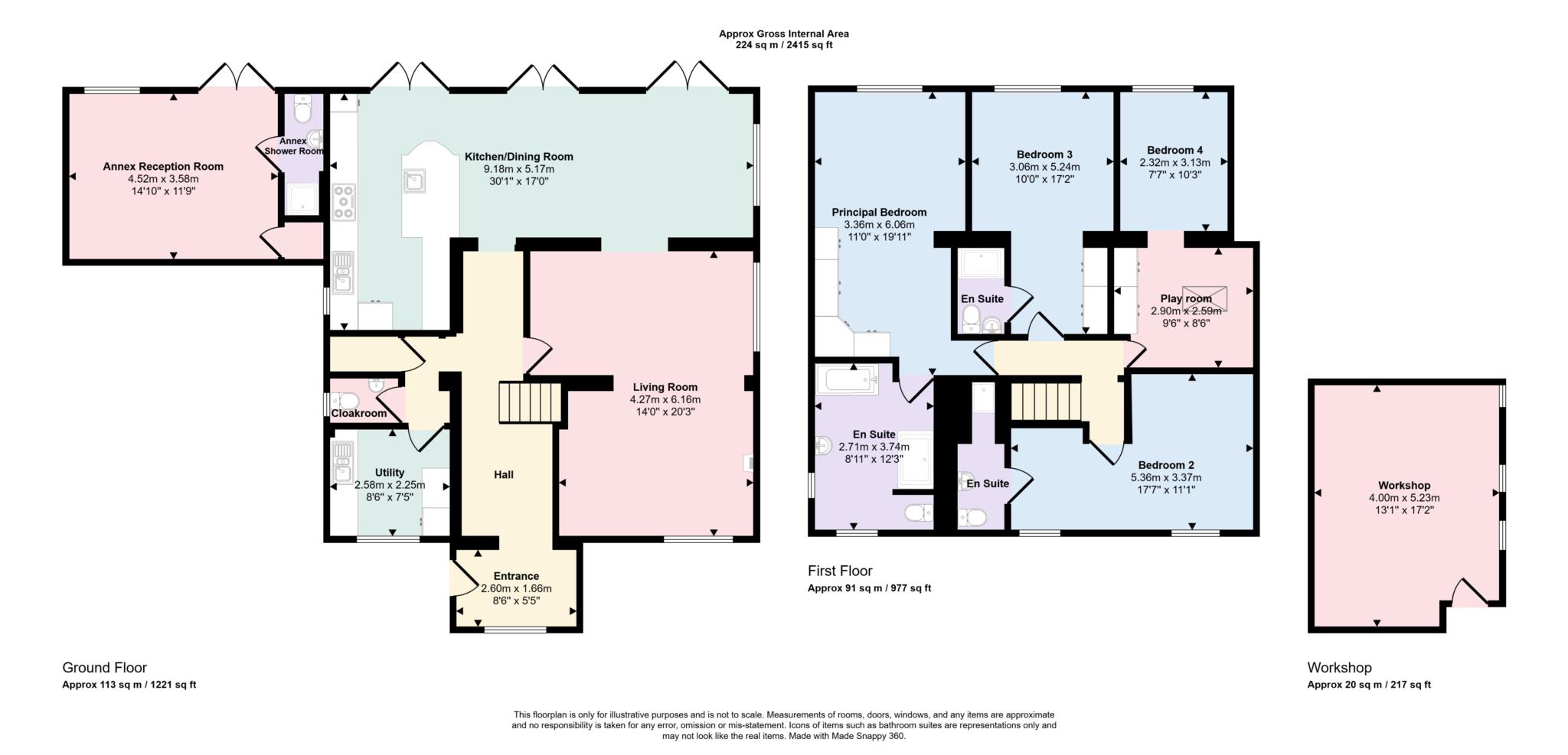 Wellby Cottage, Deerhurst, Gloucester floorplan