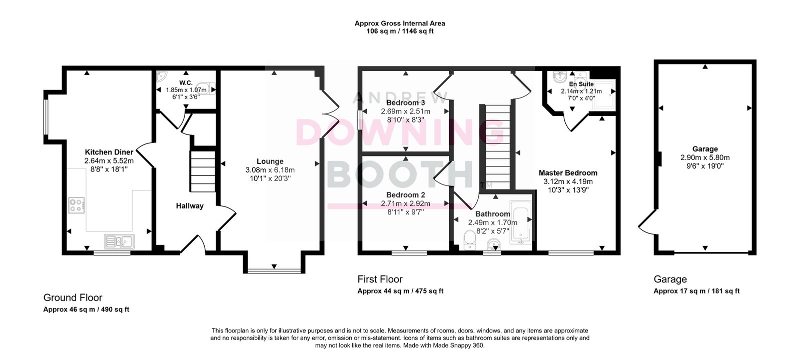 40, St. Thomas Way, Rugeley floorplan