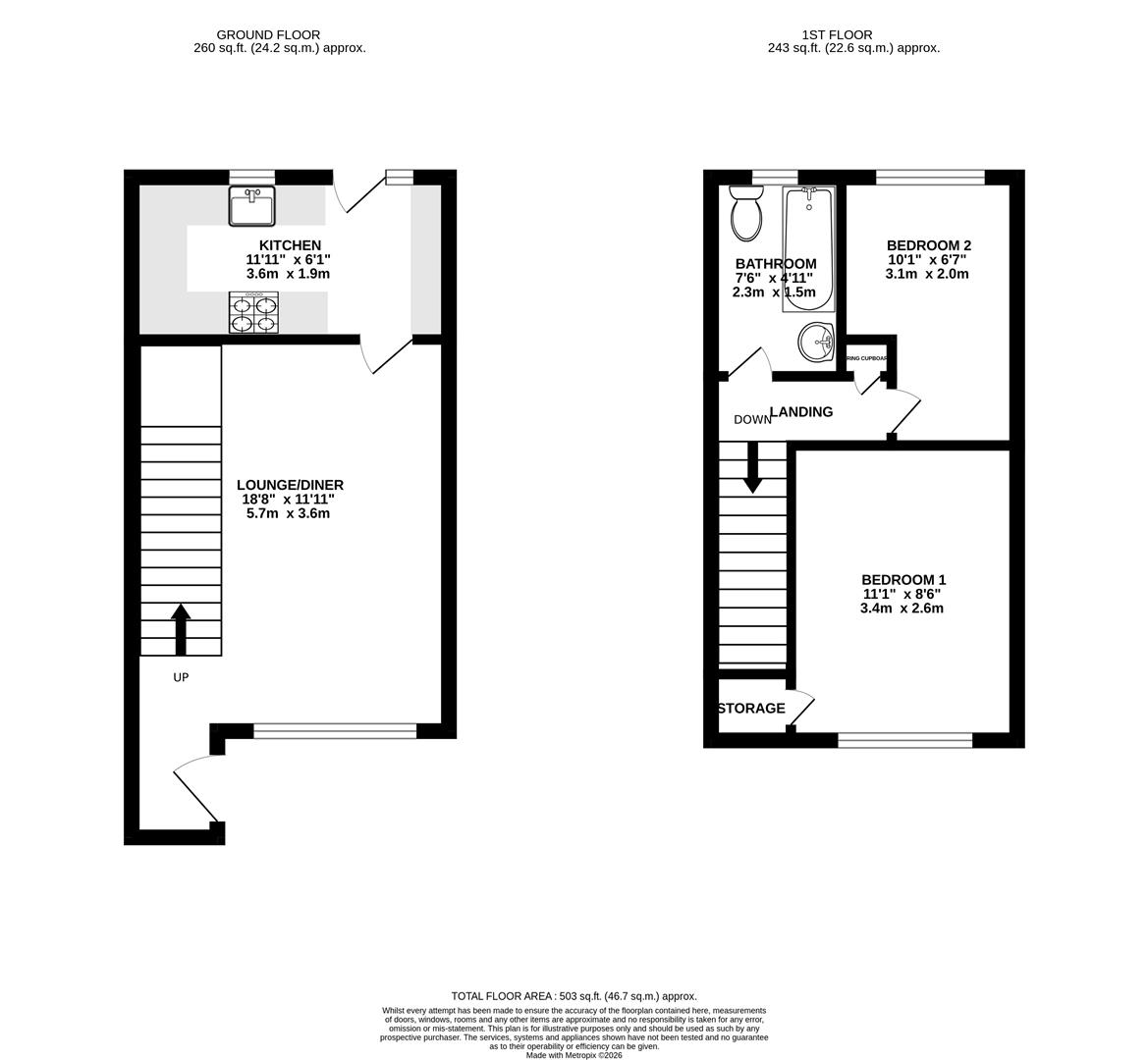 17, Overbury Close, Weymouth floorplan