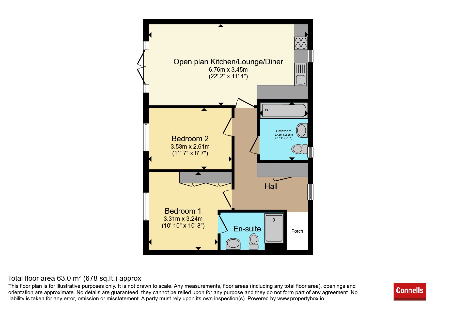 7, Dickens Close, STRATFORD-UPON-AVON floorplan