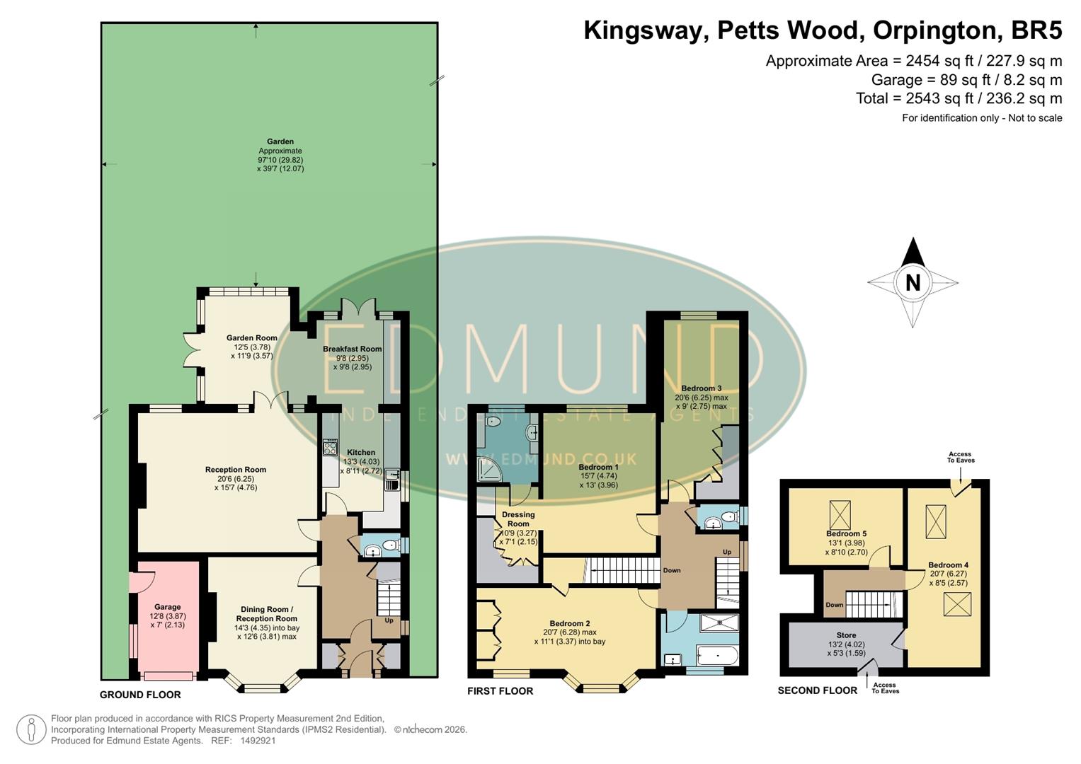 44, Kingsway, Petts Wood Orpington floorplan