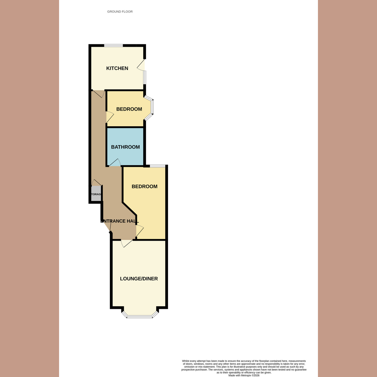 13, Britannia Road, Westcliff-on-sea floorplan
